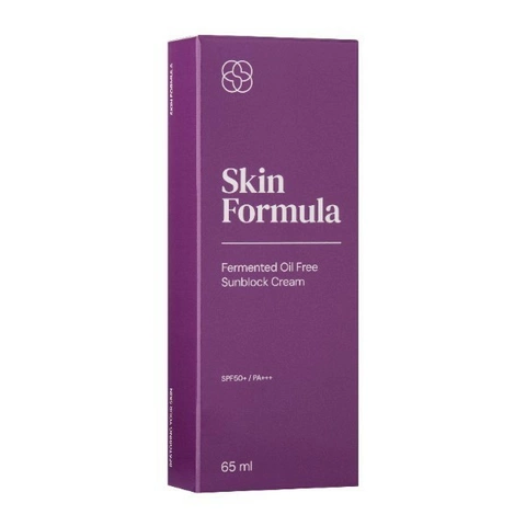 Солнцезащитный крем с увлажняющим и успокаивающим действием Skin Formula Fermented Oil Free Sunblock Cream SPF50+ PA++