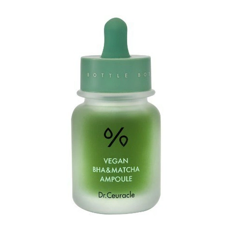 Веганская ампула с салициловой кислотой и матчей Dr.Ceuracle Vegan BHA Matcha Ampoule