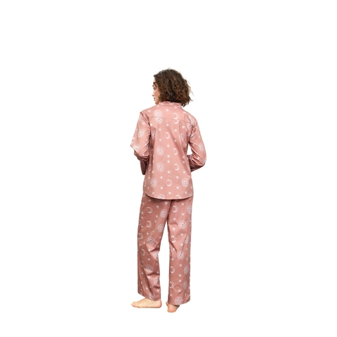 Пижамный костюм с брюками Astrology Terracotte