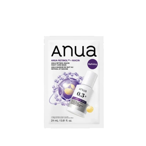 Ночная тканевая маска с ретинолом и ниацинамидом / ANUA RETINOL NIACIN NIGHT CARE MASK