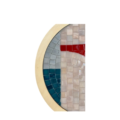 Мозаика «Попка» на деревянной основе