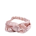 Шелковая повязка-бандо на голову, цвет розовая пудра