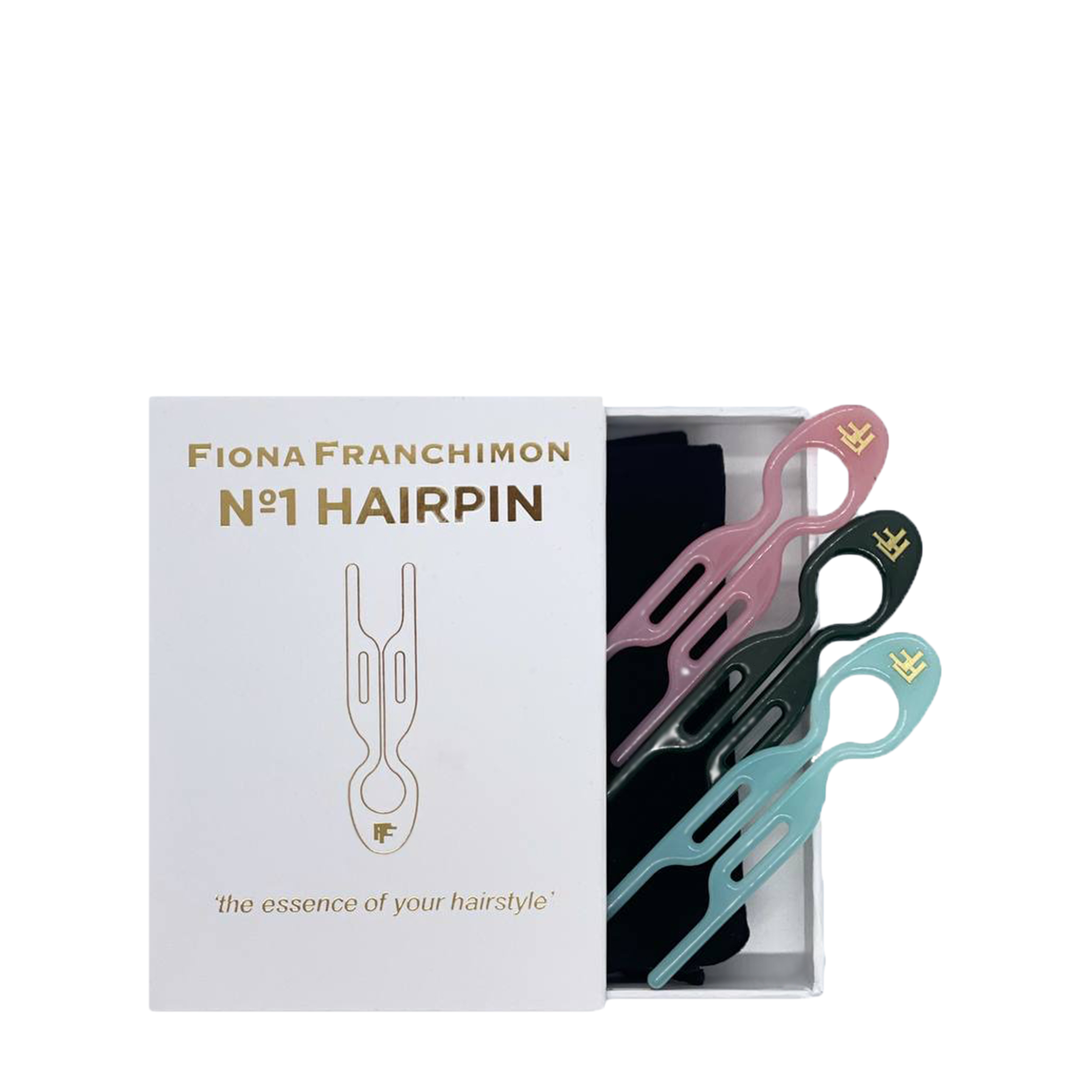 NO1 HAIRPIN NO1 HAIRPIN Лимитированный набор заколок для волос Set Seashell Pink, Tantalizing Blue &amp; Emerald Green от Foambox