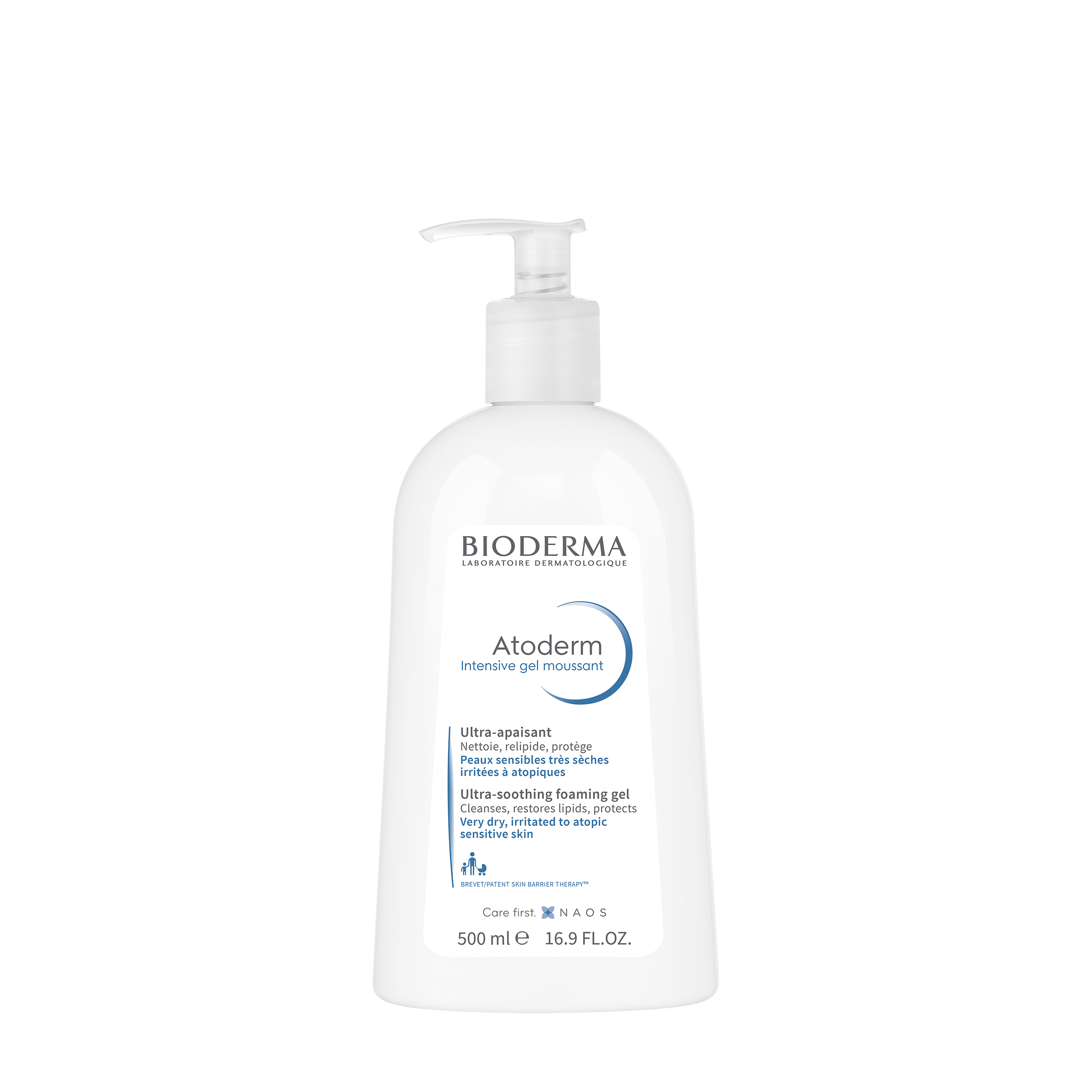 BIODERMA BIODERMA Успокаивающий очищающий гель-мусс для сухой и атопической кожи лица и тела Atoderm 500 мл