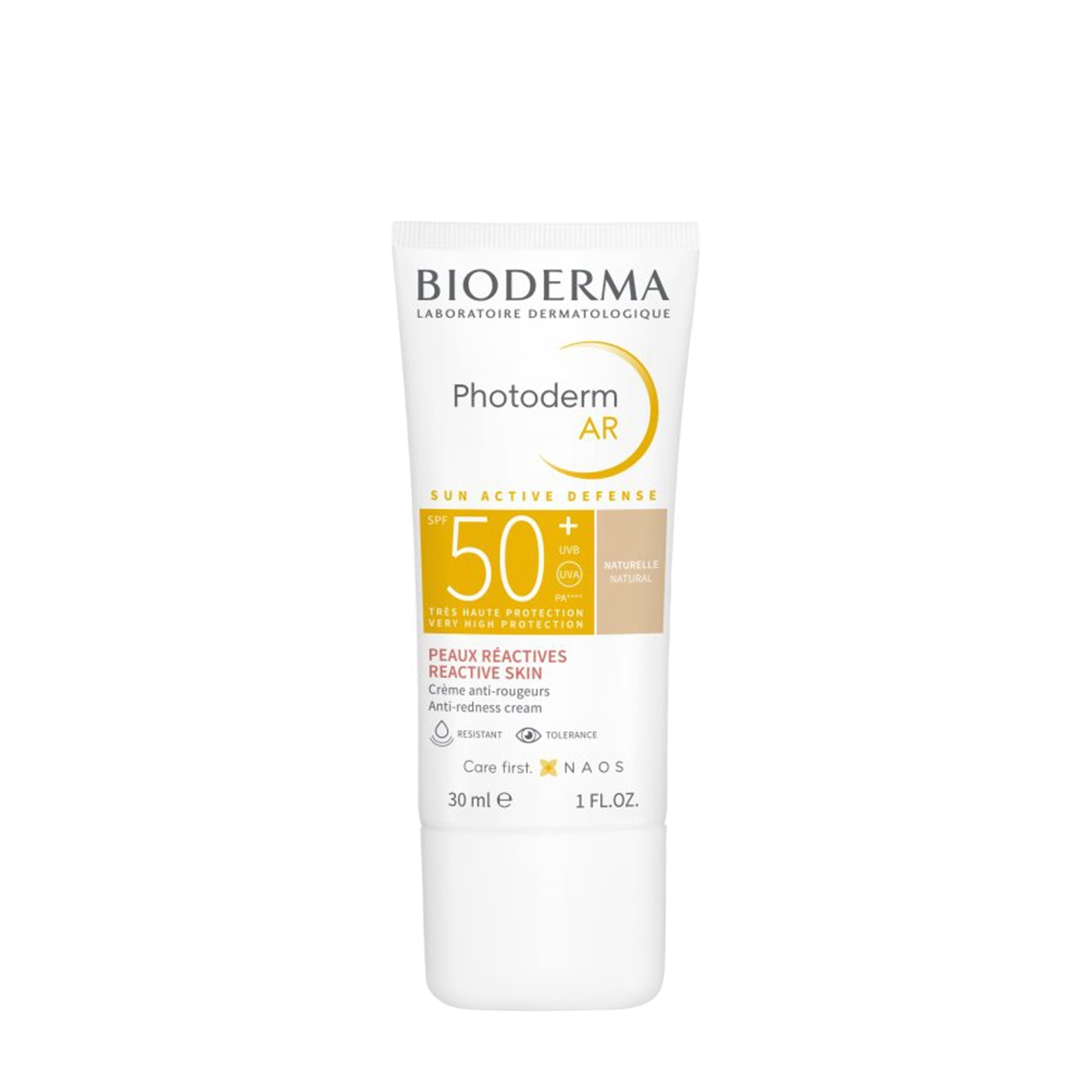 BIODERMA BIODERMA Солнцезащитный тонирующий крем для реактивной кожи лица SPF 50+ Photoderm AR, оттенок natural  30 мл