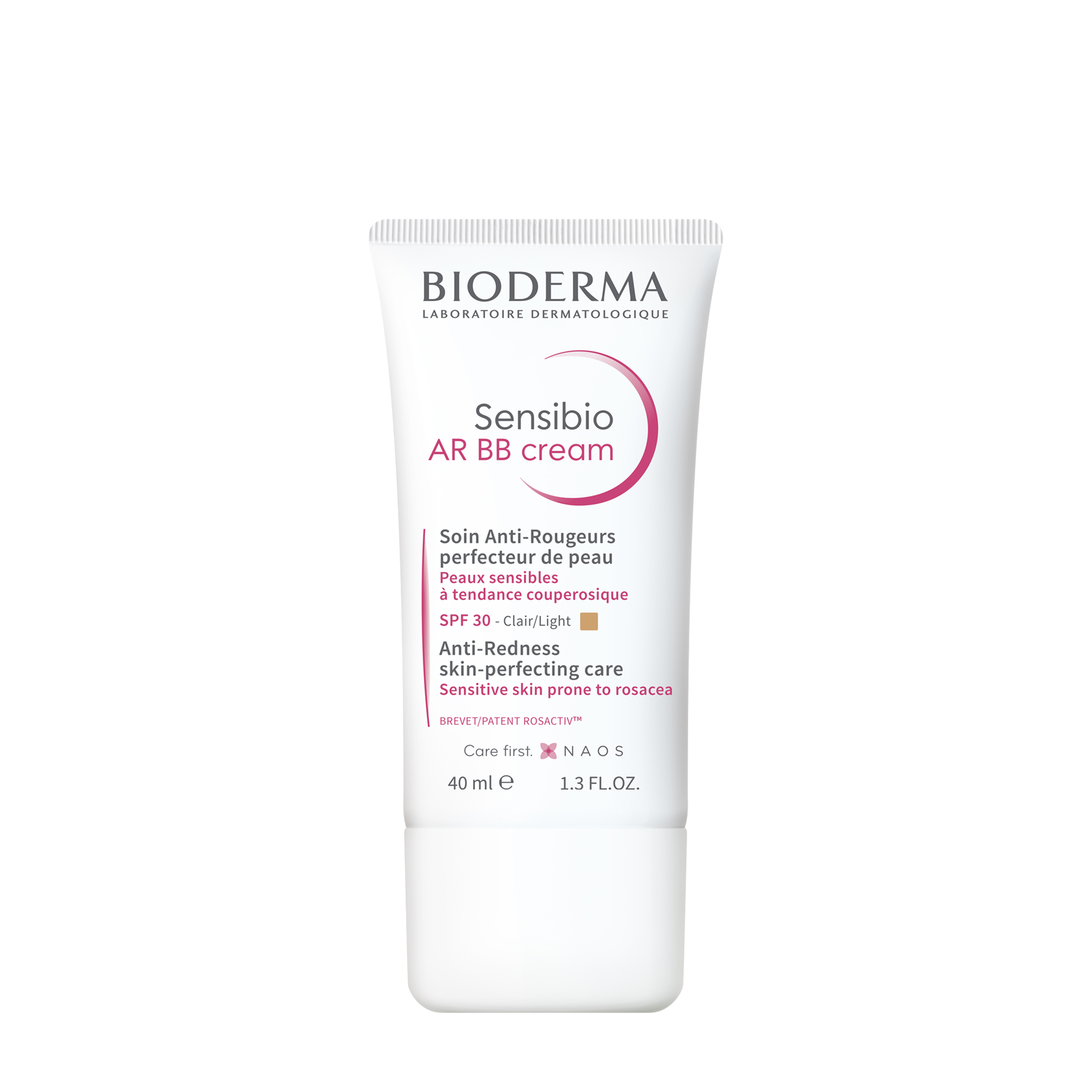BIODERMA BIODERMA BB-крем Sensibio AR SPF30 для чувствительной кожи лица с покраснениями, оттенок clair 40 мл