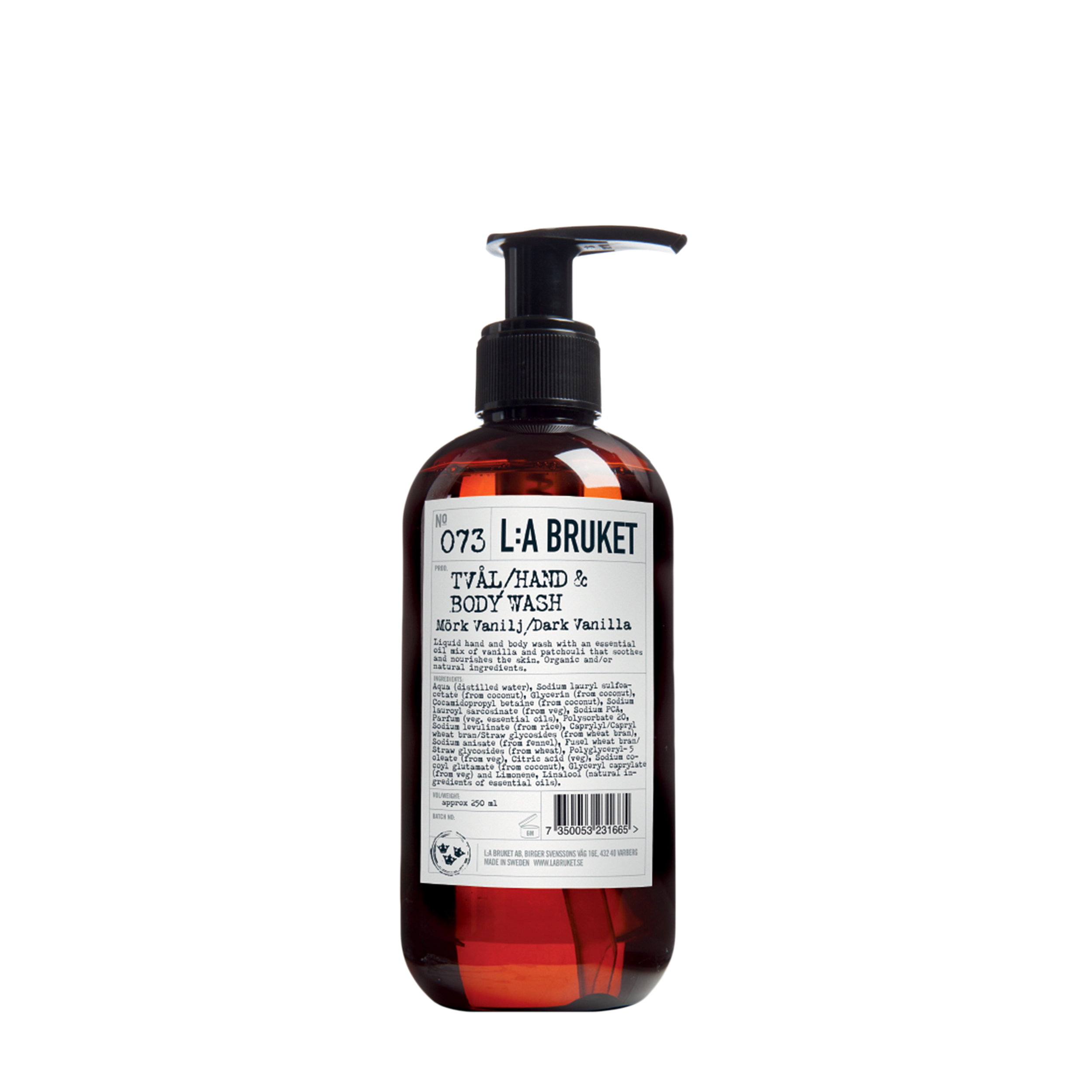 Купить L:A BRUKET L:A BRUKET Жидкое мыло для тела и рук «Темная ваниль» 073 250 мл