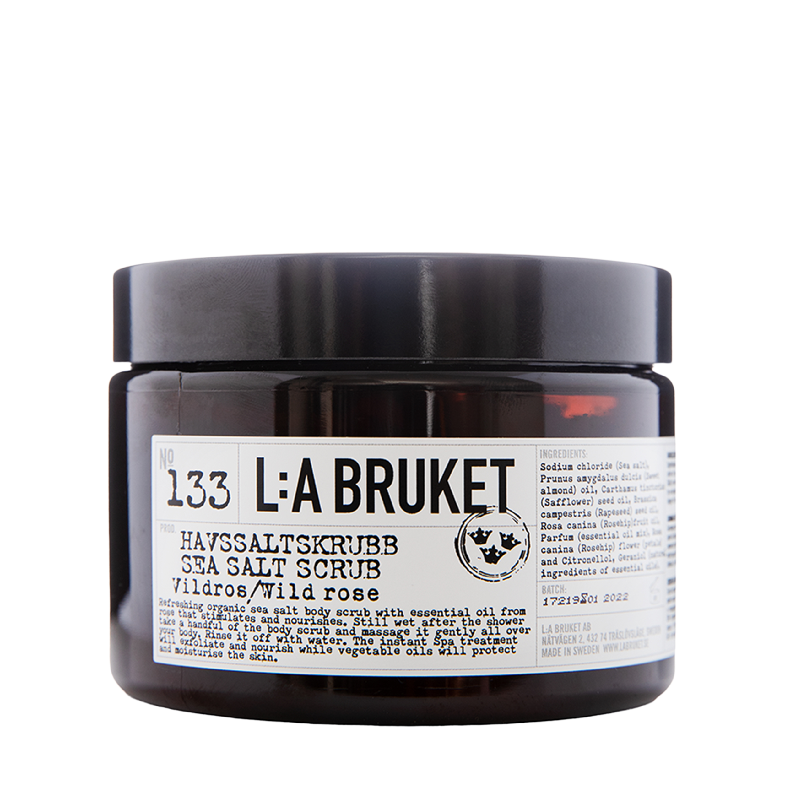 L:A BRUKET L:A BRUKET Скраб для тела с морской солью Дикая розы 133 /Wild Rose 420 гр