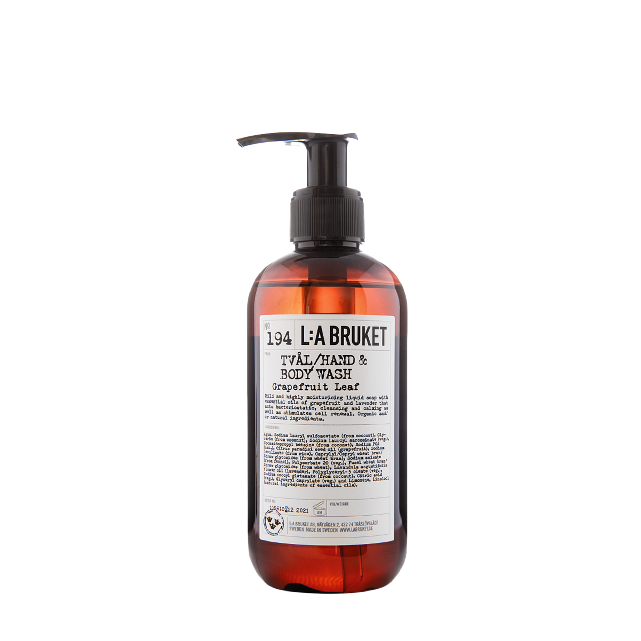 Купить L:A BRUKET L:A BRUKET Жидкое мыло для тела и рук «Лист грейпфрута» 194 240 мл