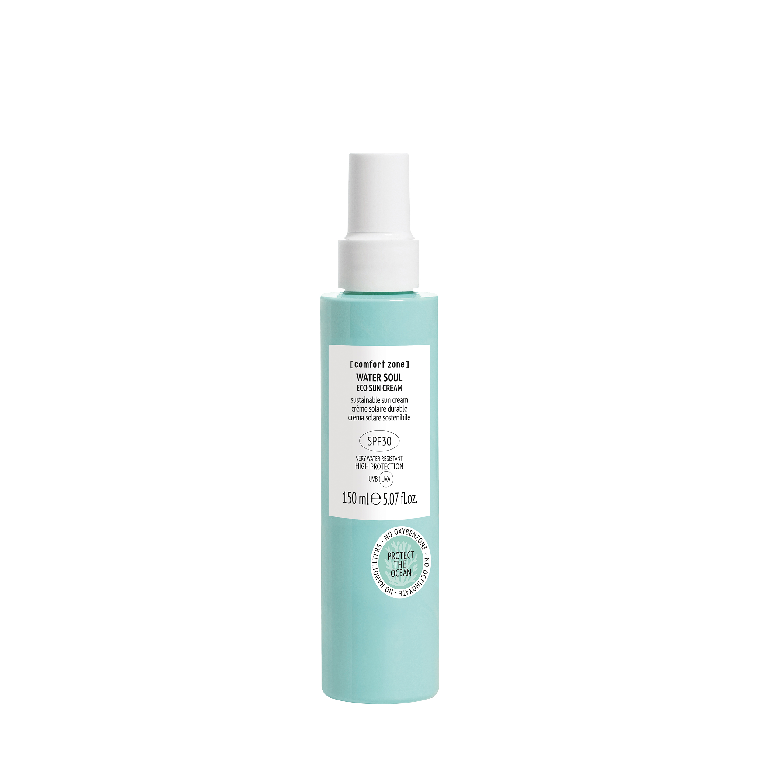 

Comfort Zone Comfort Zone Солнцезащитный крем для лица и тела SPF 30 Water Soul Eco Sun Cream 150 мл, Солнцезащитный крем для лица и тела SPF 30 Water Soul Eco Sun Cream 150 мл