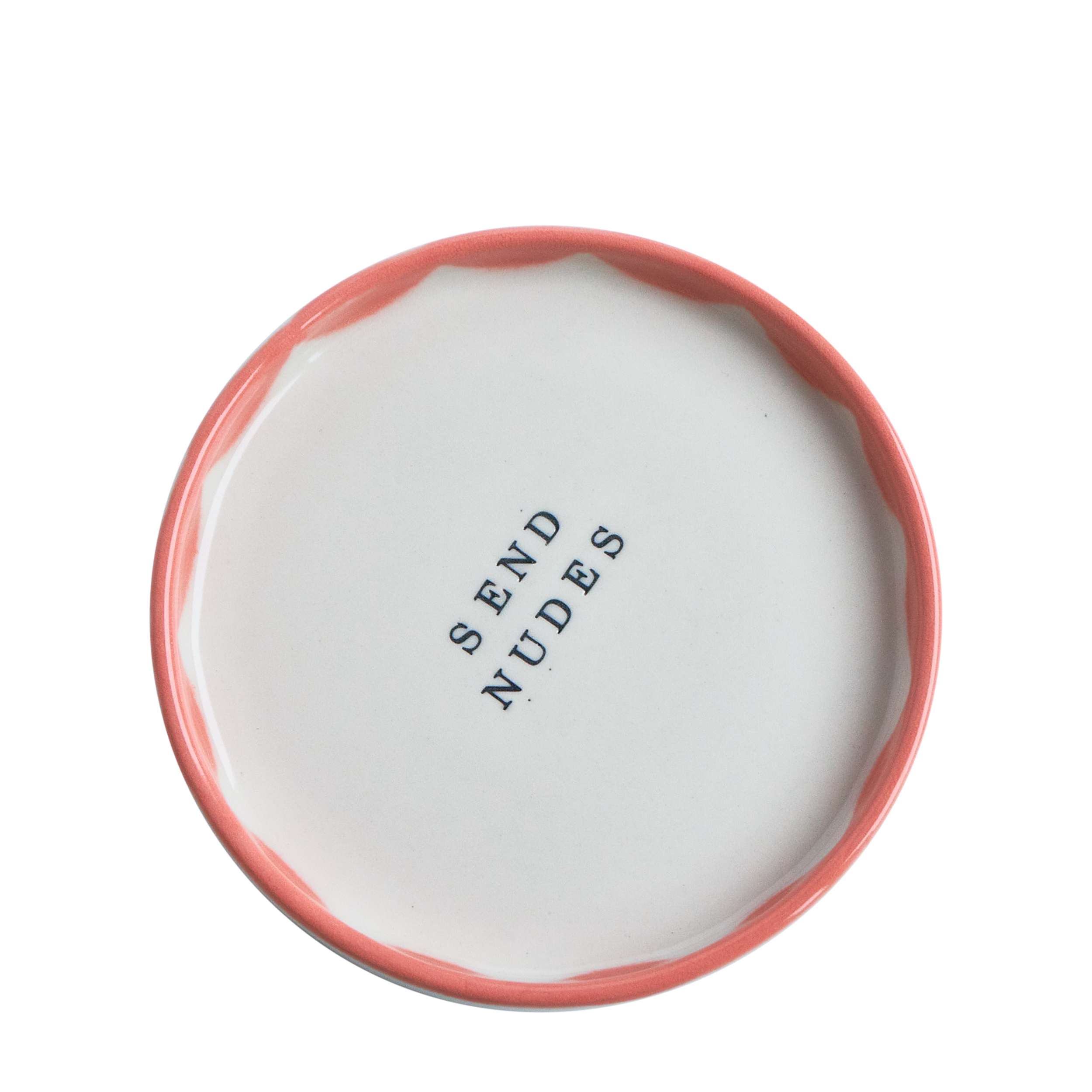 

moroz ceramics moroz ceramics Тарелка с надписью Send Nudes, Тарелка с надписью Send Nudes
