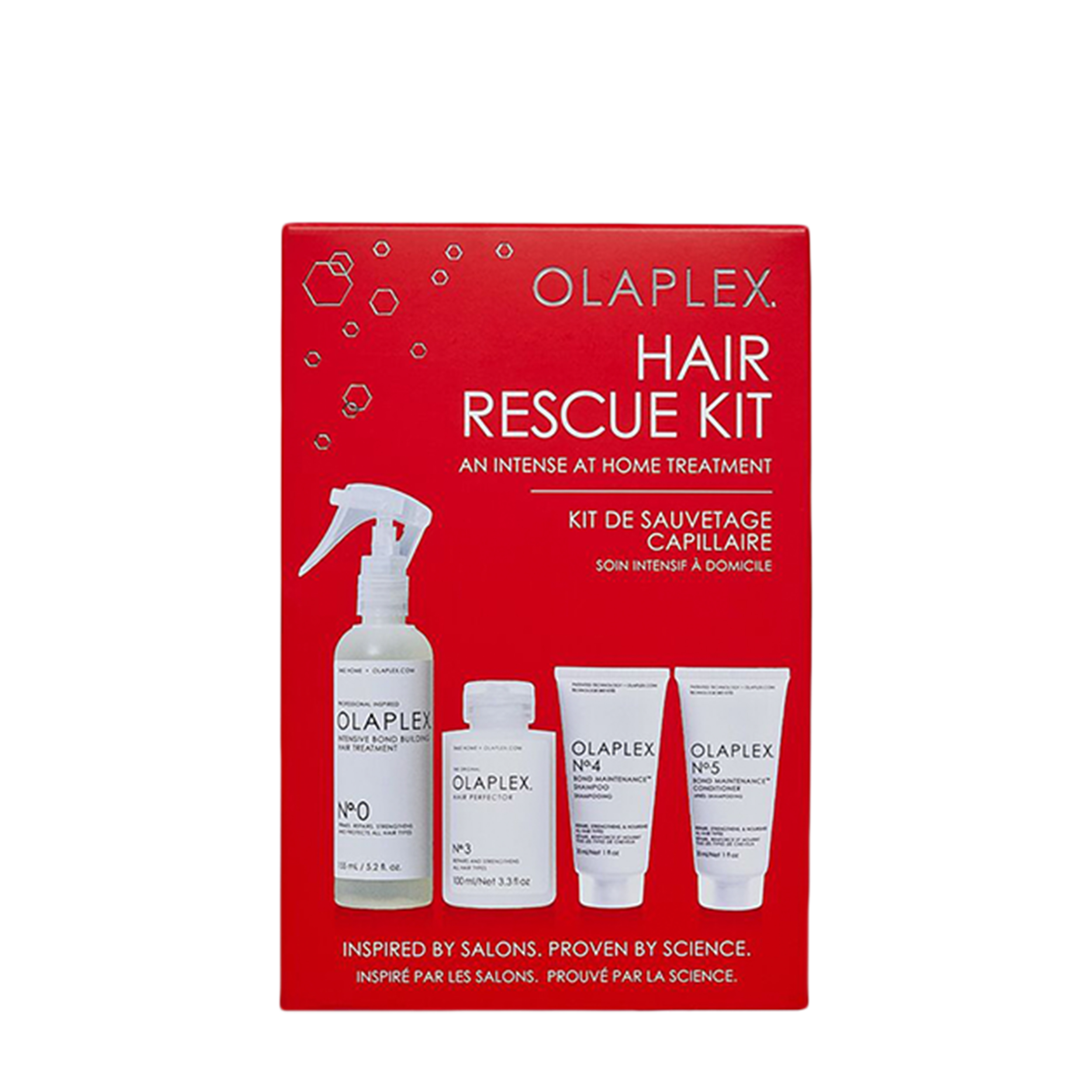 OLAPLEX OLAPLEX Подарочный набор для интенсивного восстановления волос Hair Rescue Kit от Foambox
