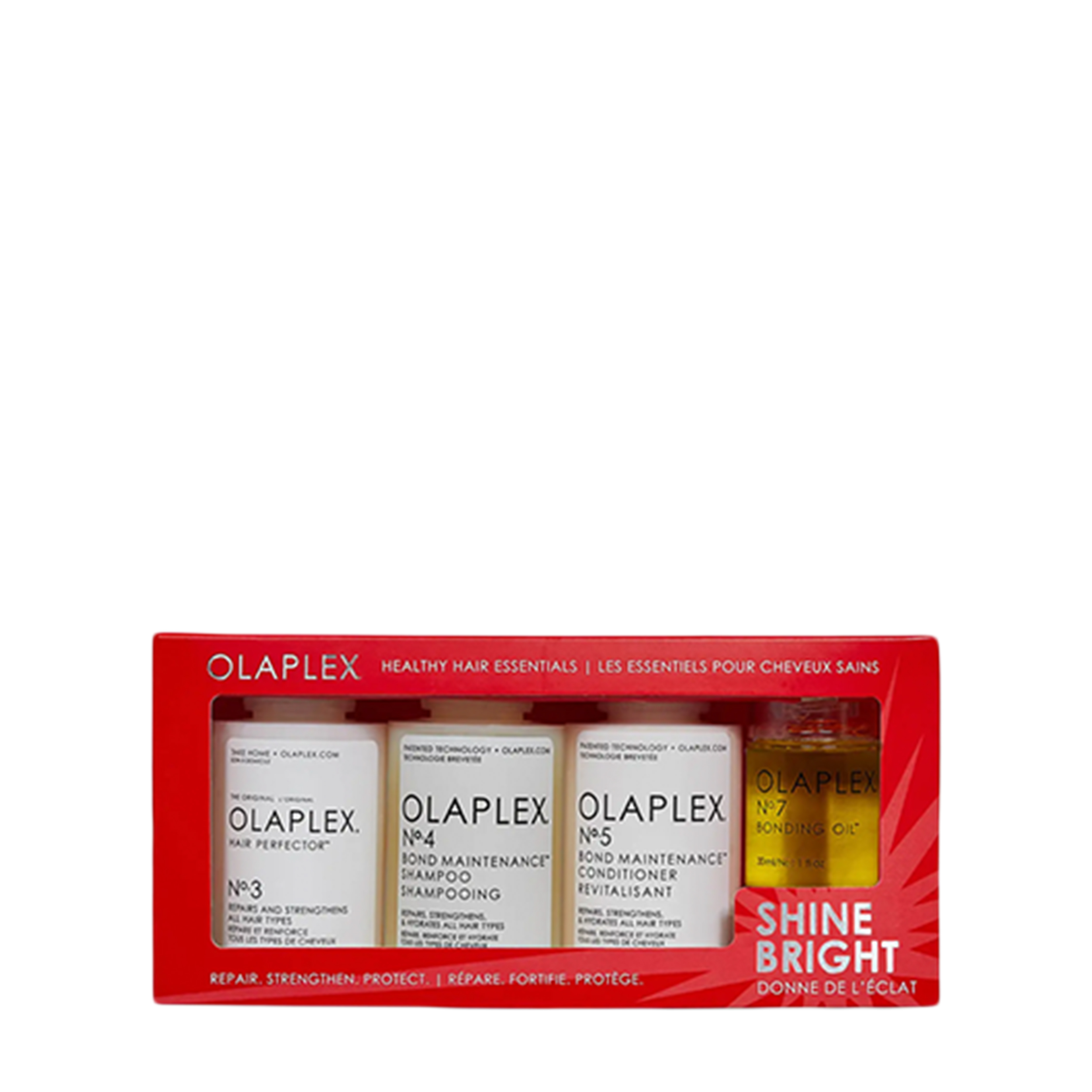 OLAPLEX OLAPLEX Подарочный набор для ежедневного ухода и защиты волос Shine Bright Kit от Foambox