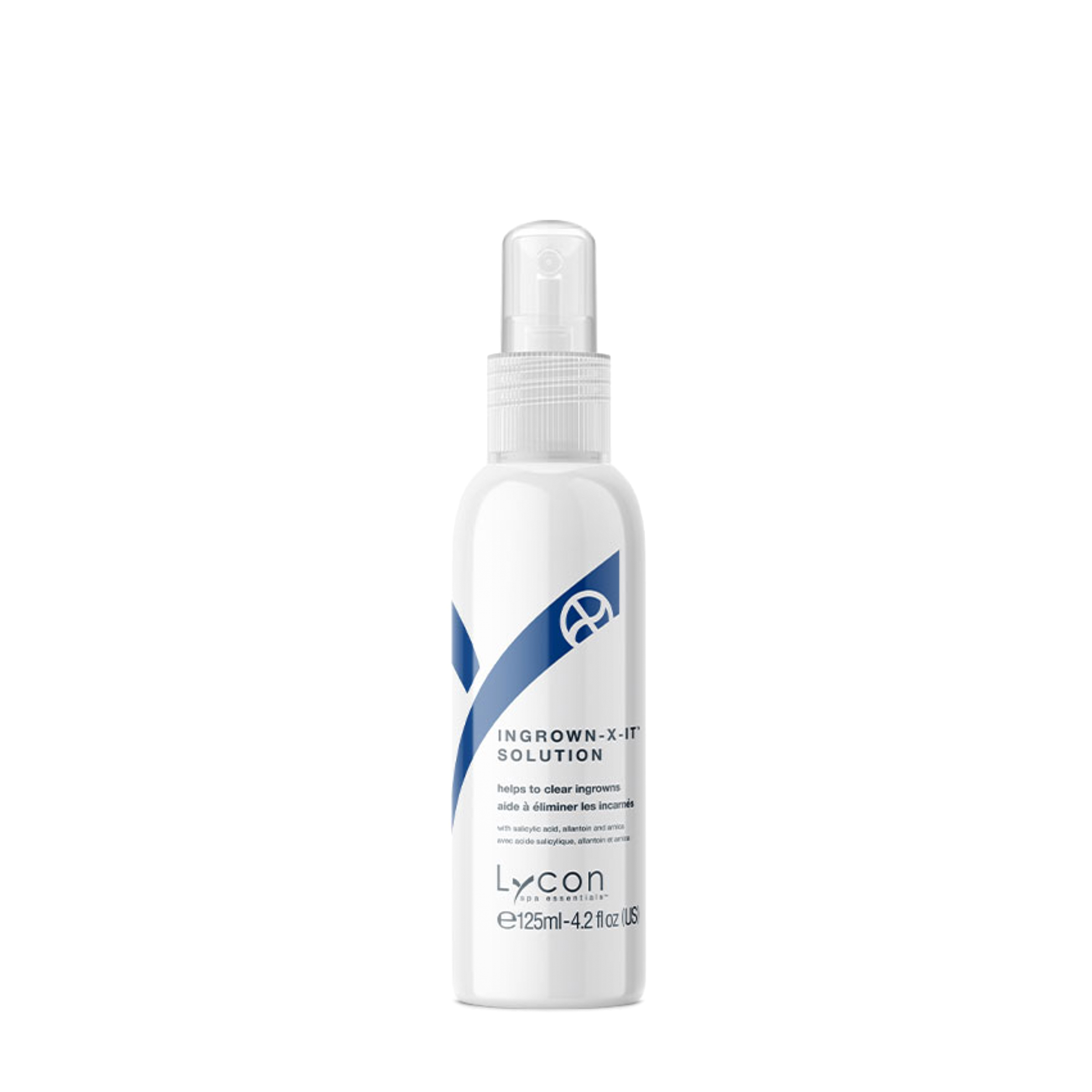 Lycon Lycon Успокаивающая сыворотка-спрей против врастания волос для лица и тела Ingrown-X-it Solution 125 мл 2AS1111 - фото 1