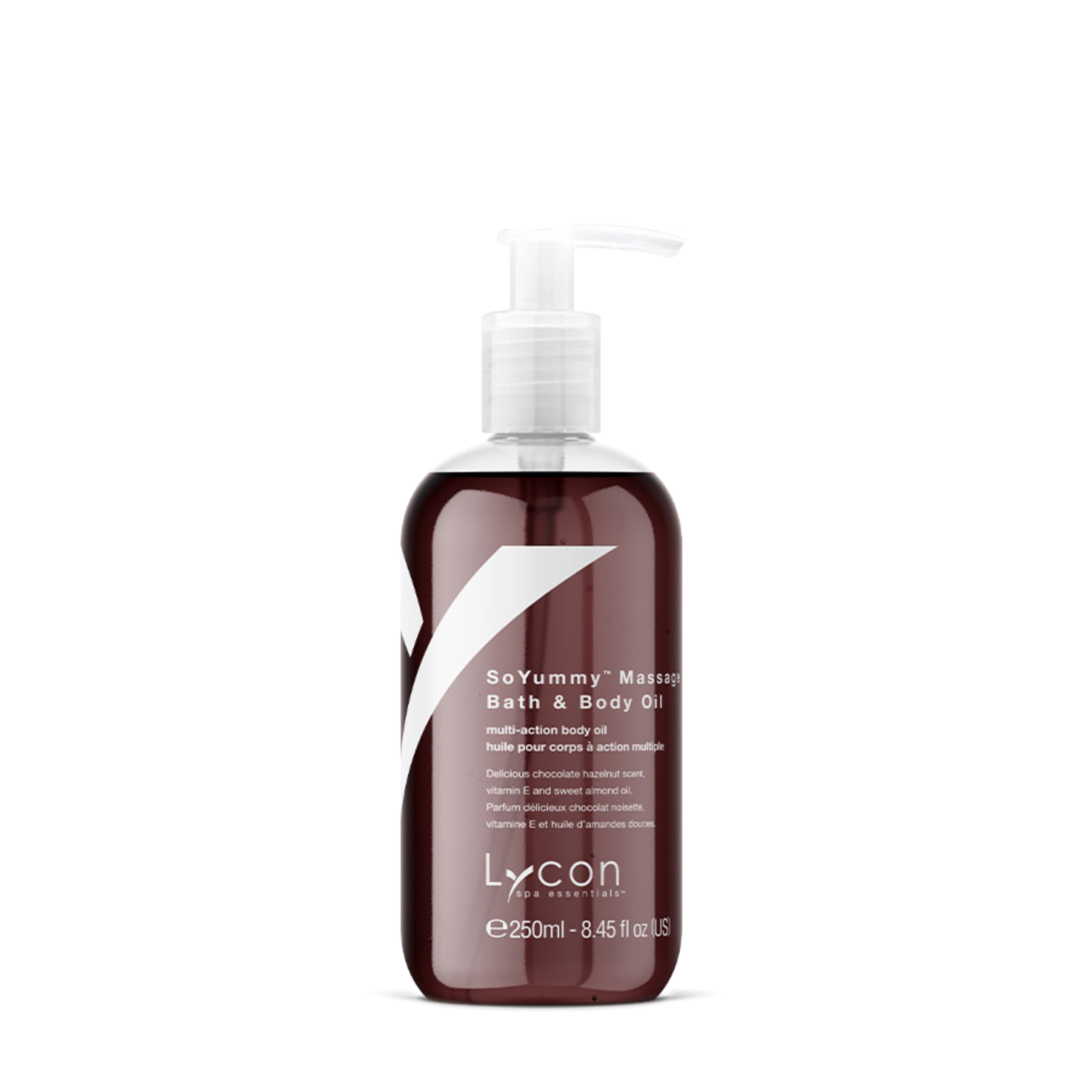 Lycon Lycon Многофункциональное масло для тела с какао SoYummy Massage & Bath Oil 250 мл
