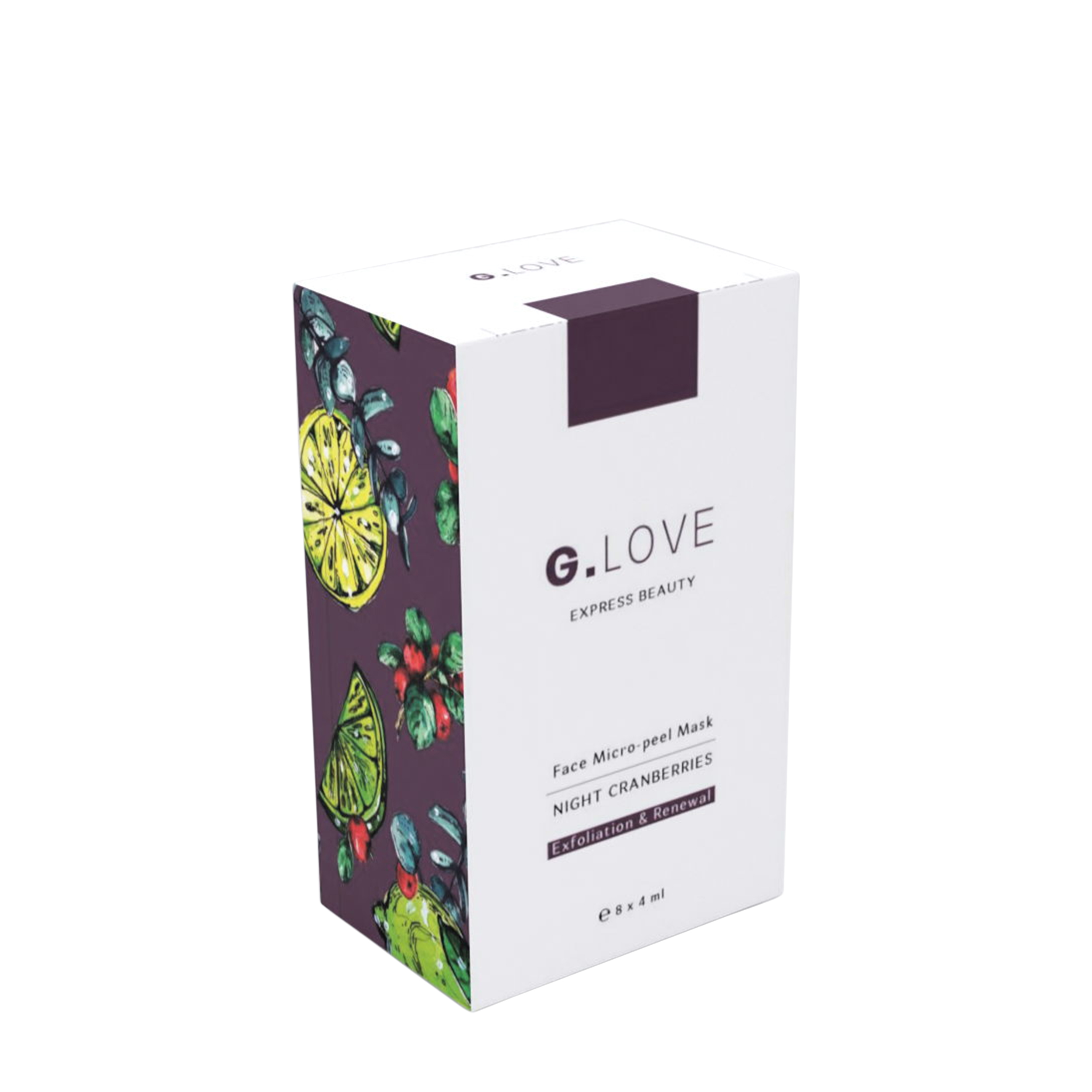 G.LOVE G.LOVE Ночная отшелушивающая маска для лица с кислотами Night Cranberries от Foambox