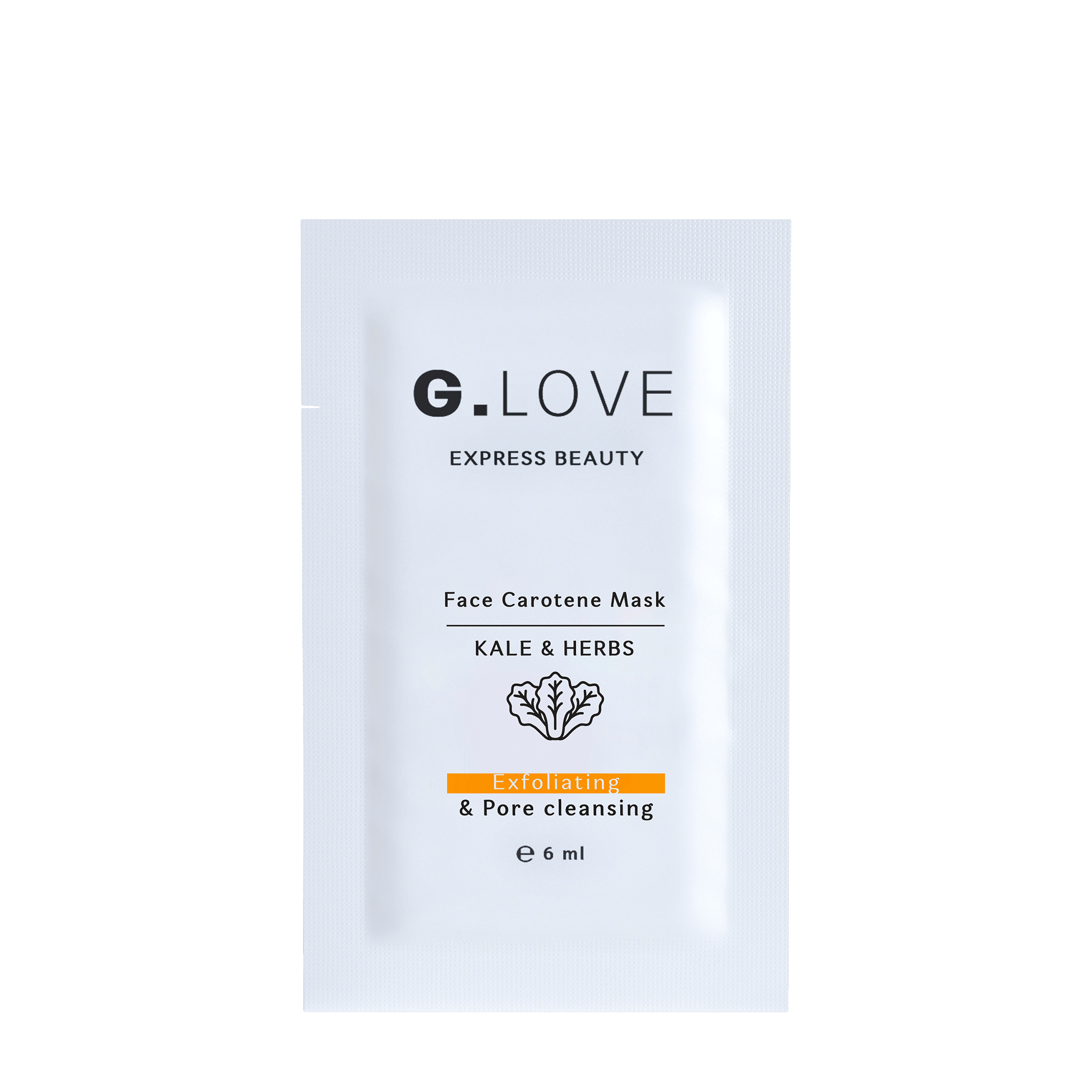 G.LOVE G.LOVE Маска для лица отшелушивающая KALE&HERBS 8*6 мл