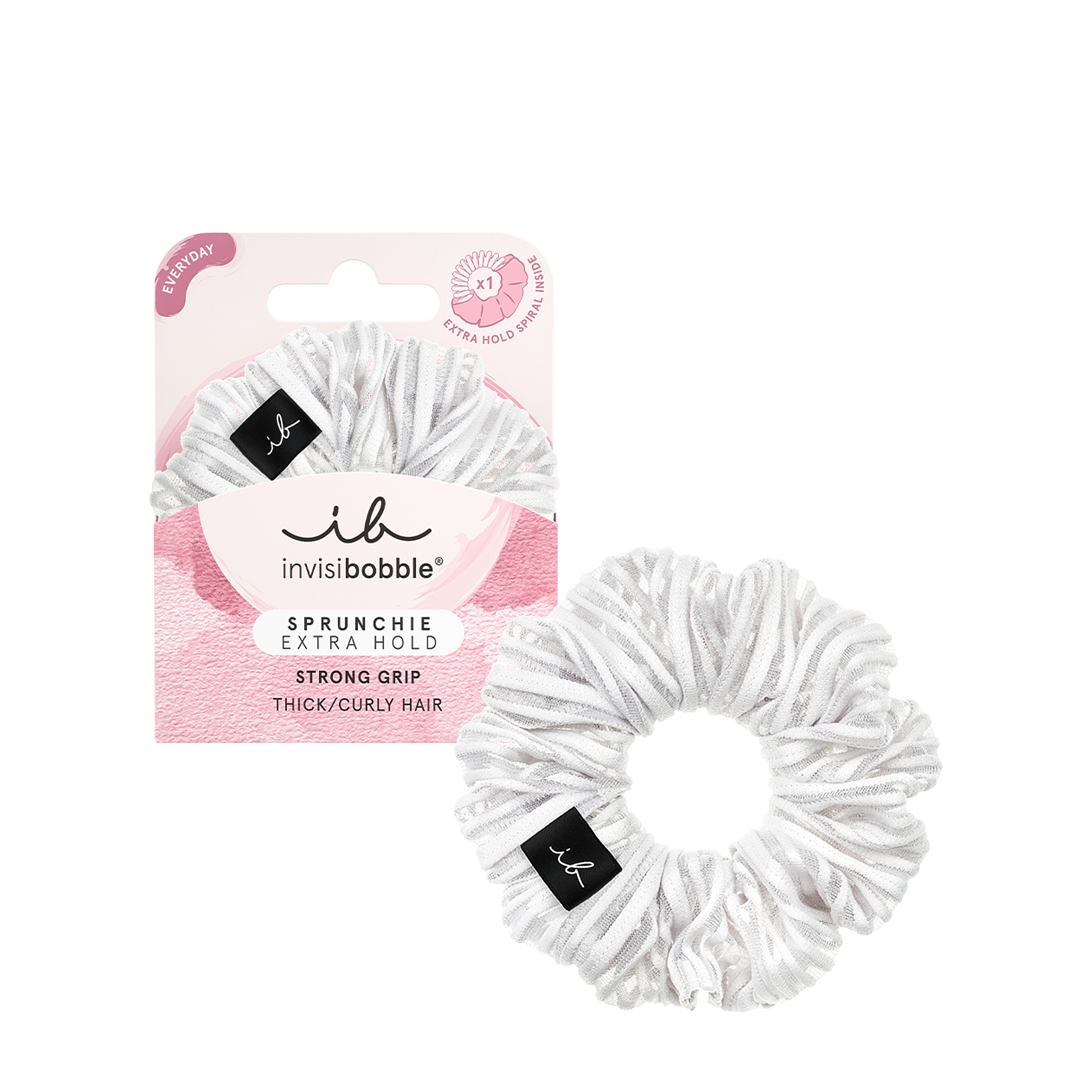 

invisibobble invisibobble Резинка-браслет для густых волос invisibobble SPRUNCHIE EXTRA HOLD Pure White, Резинка-браслет для густых волос invisibobble SPRUNCHIE EXTRA HOLD Pure White