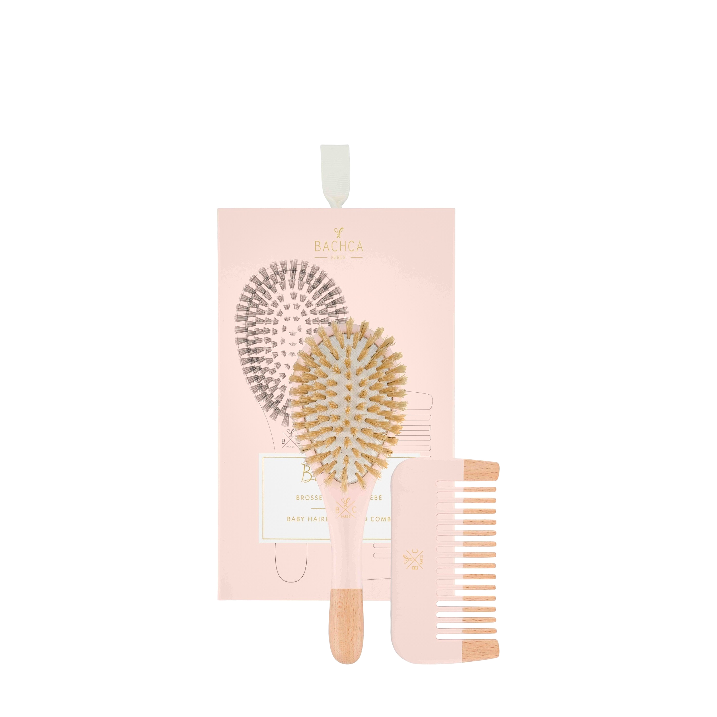 

BACHCA BACHCA Набор расчесок для детей Baby Hair Kit Pink, цвет нежно-розовый 1 шт, Набор расчесок для детей Baby Hair Kit Pink, цвет нежно-розовый 1 шт
