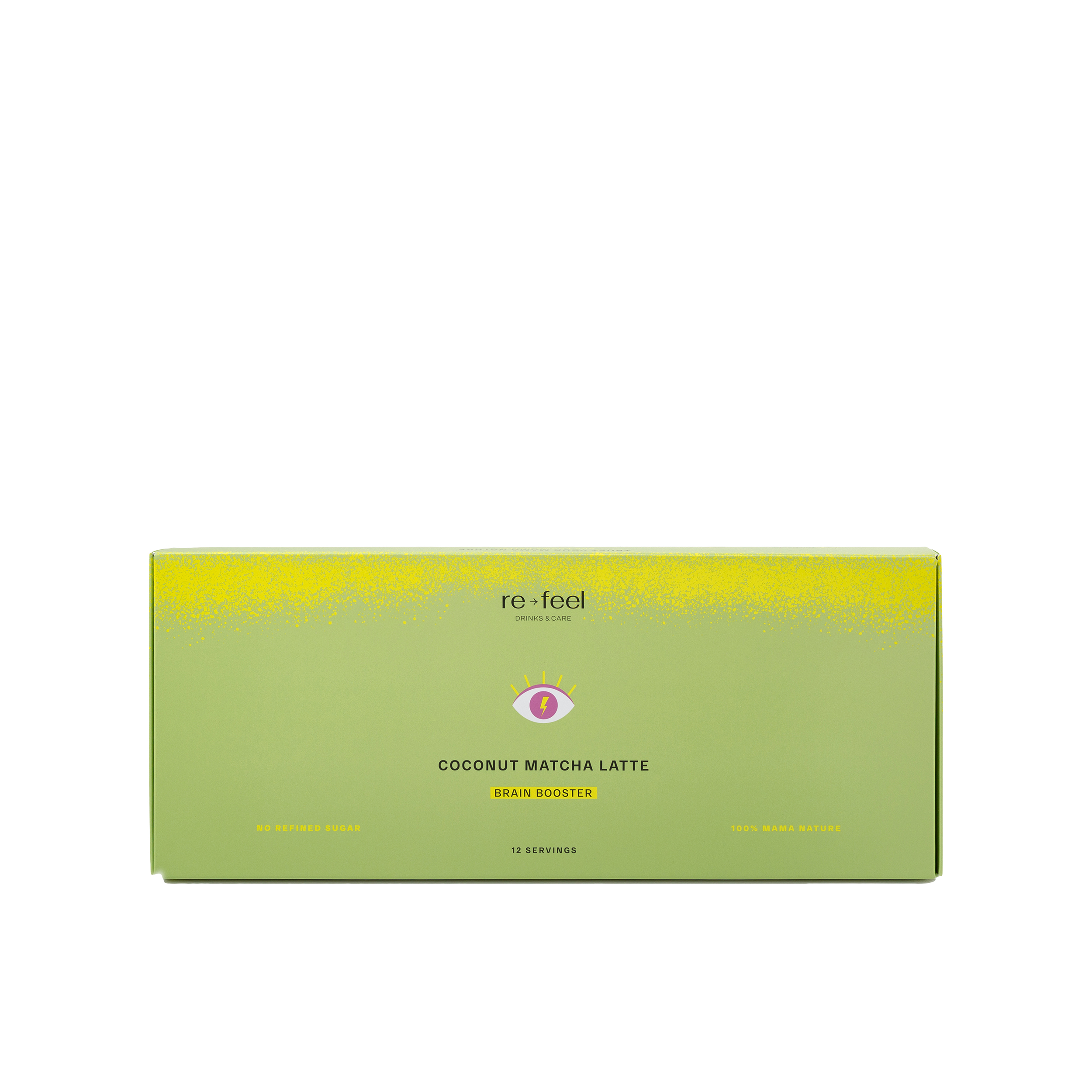 

Re-Feel Re-Feel Матча-латте с кокосовым молоком Coconut Matcha Latte (саше) 12*16 гр, Матча-латте с кокосовым молоком Coconut Matcha Latte (саше) 12*16 гр