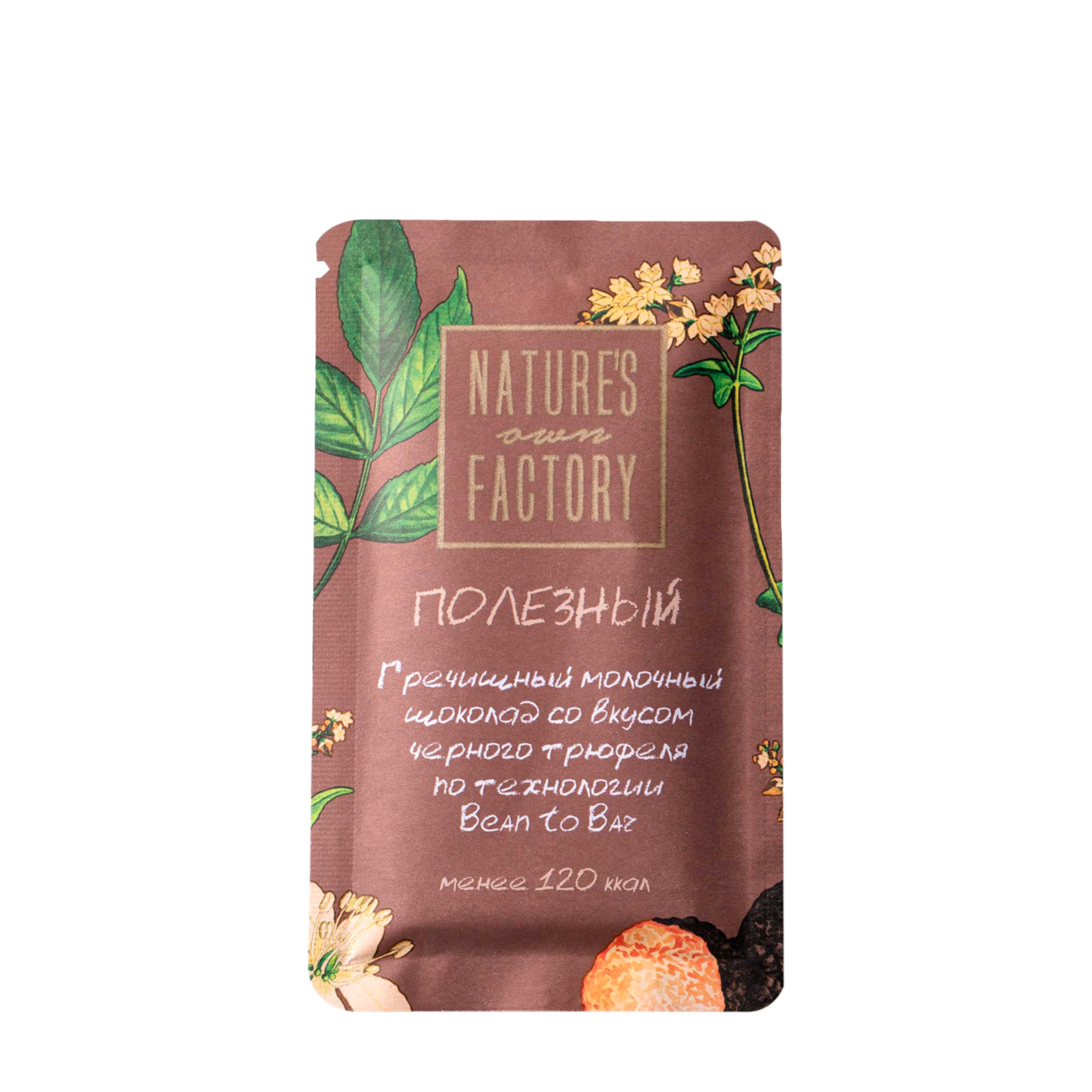

Nature’s own factory Nature’s own factory Гречишный шоколад со вкусом черного трюфеля 20 гр, Гречишный шоколад со вкусом черного трюфеля 20 гр