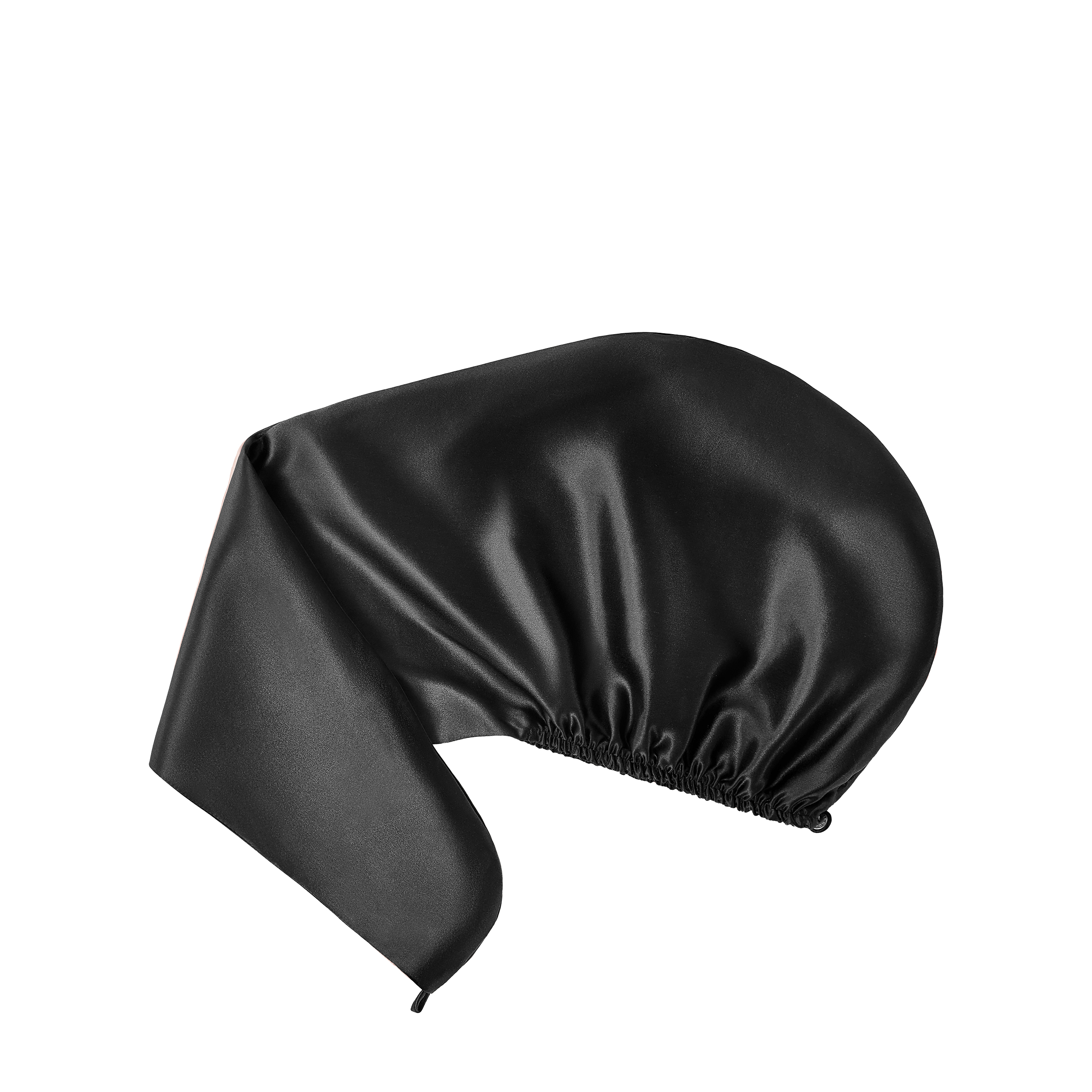 AYRIS SILK AYRIS SILK Полотенце-тюрбан Ayris Silk  из натурального шёлка, арт. 5013, цвет глубокий черный (35x75)