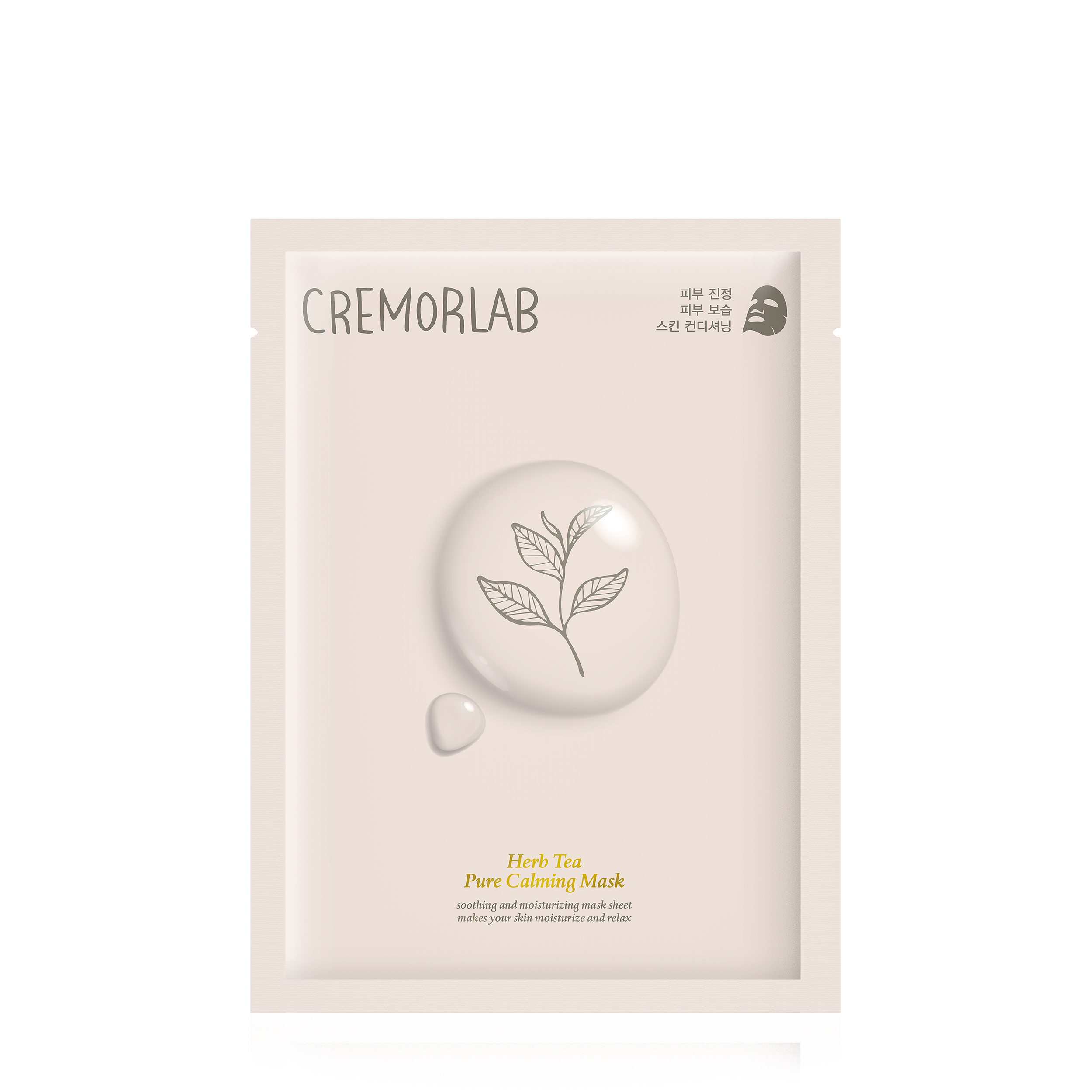 Cremorlab Cremorlab Успокаивающая тканевая маска для лица Herb Tea Pure Calming Mask 1 шт