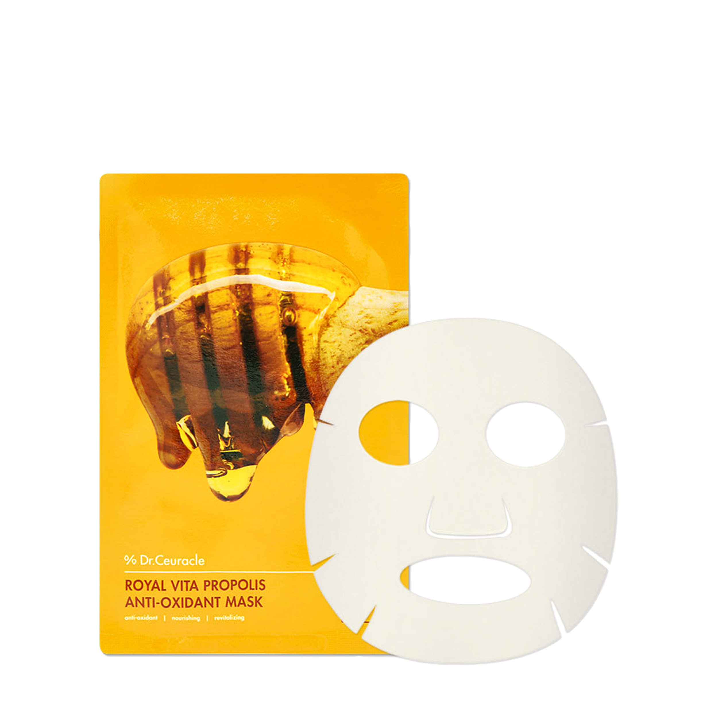 Купить Dr.Ceuracle Dr.Ceuracle Питательная тканевая маска для лица с антиоксидантами Royal Vita Propolis Antioxidant Mask 1 шт