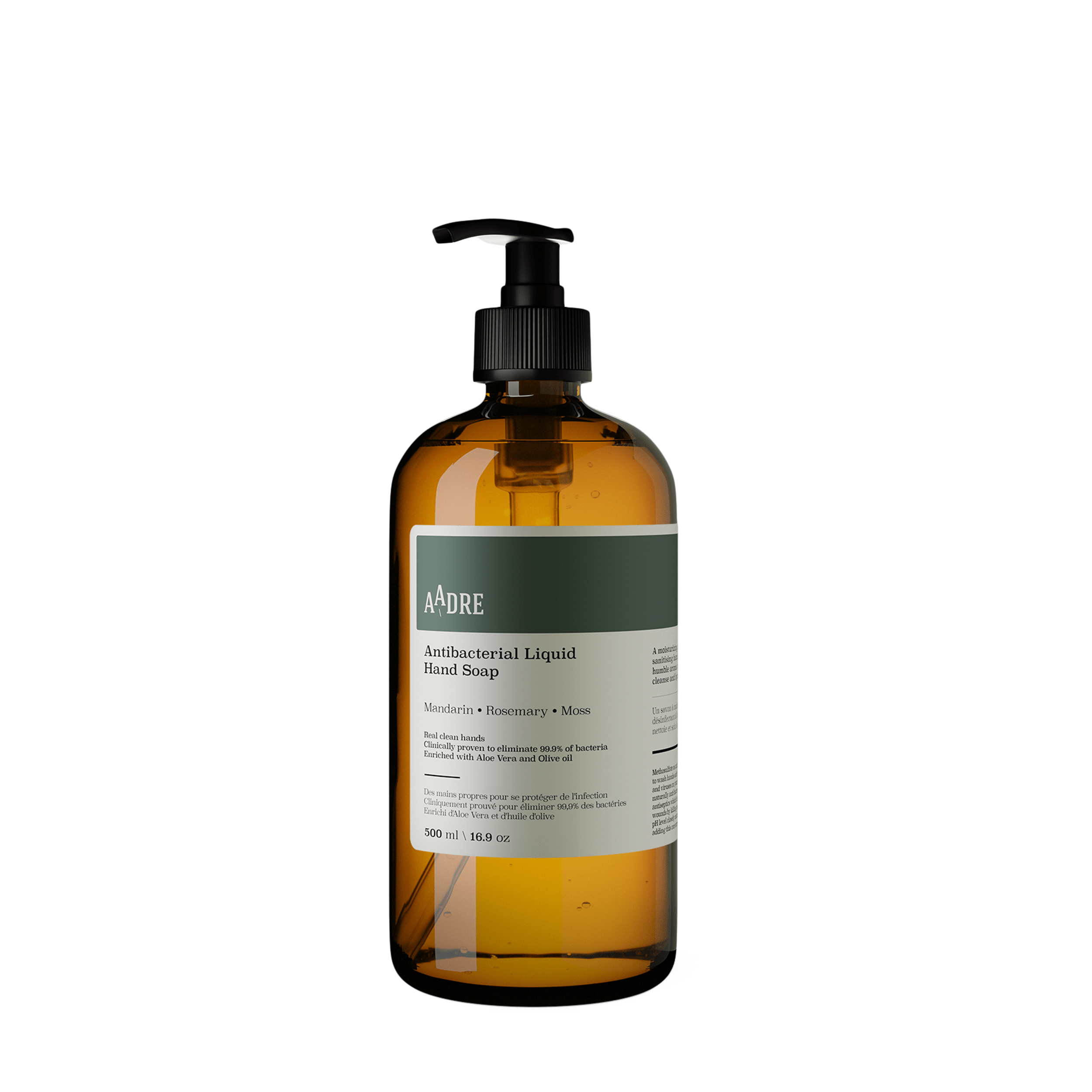 AADRE AADRE Антибактериальное жидкое мыло для рук Antibacterial Liquid Hand Soap Mandarin 500 мл A00045 - фото 1