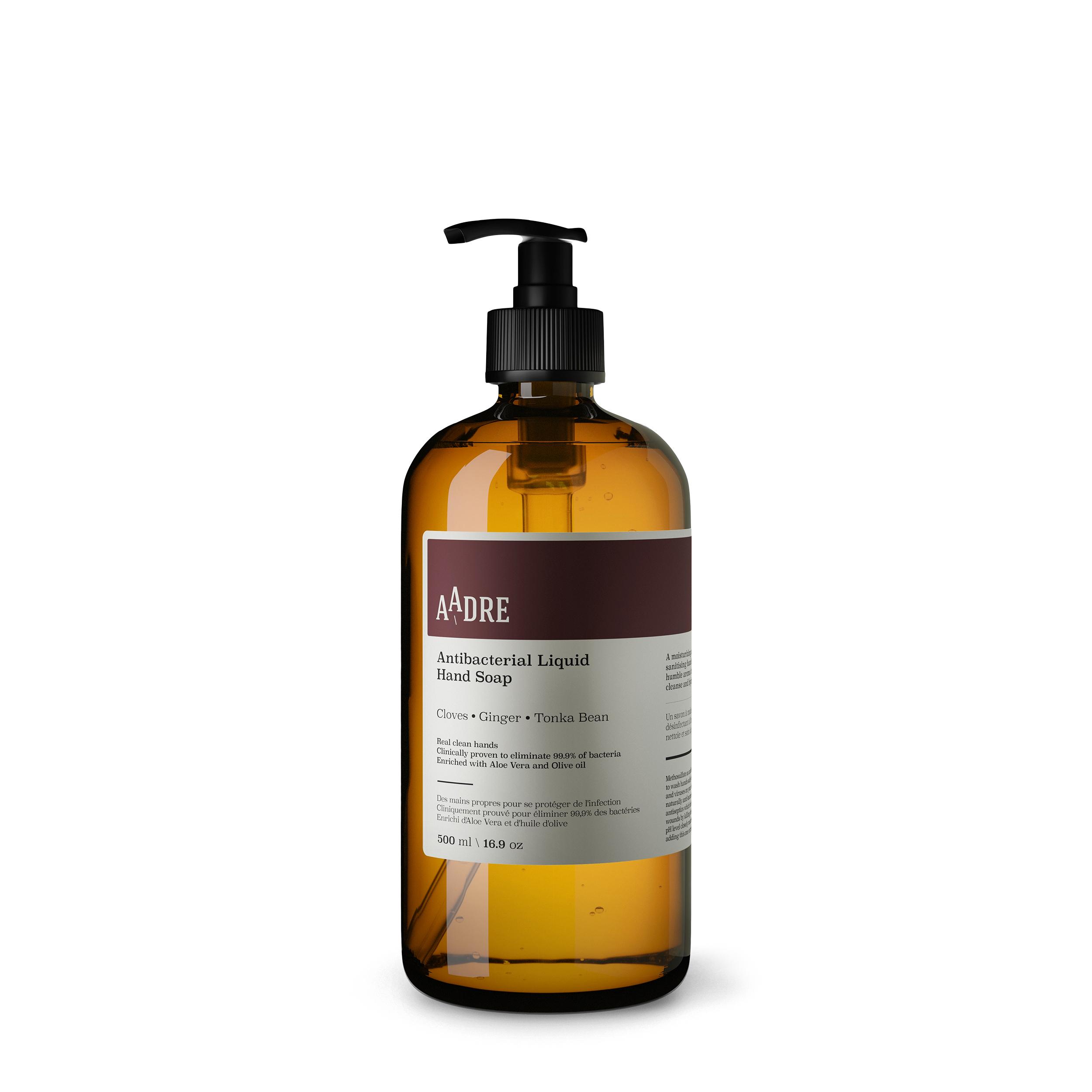 AADRE AADRE Антибактериальное жидкое мыло для рук Antibacterial Liquid Hand Soap Ginger 500 мл от Foambox
