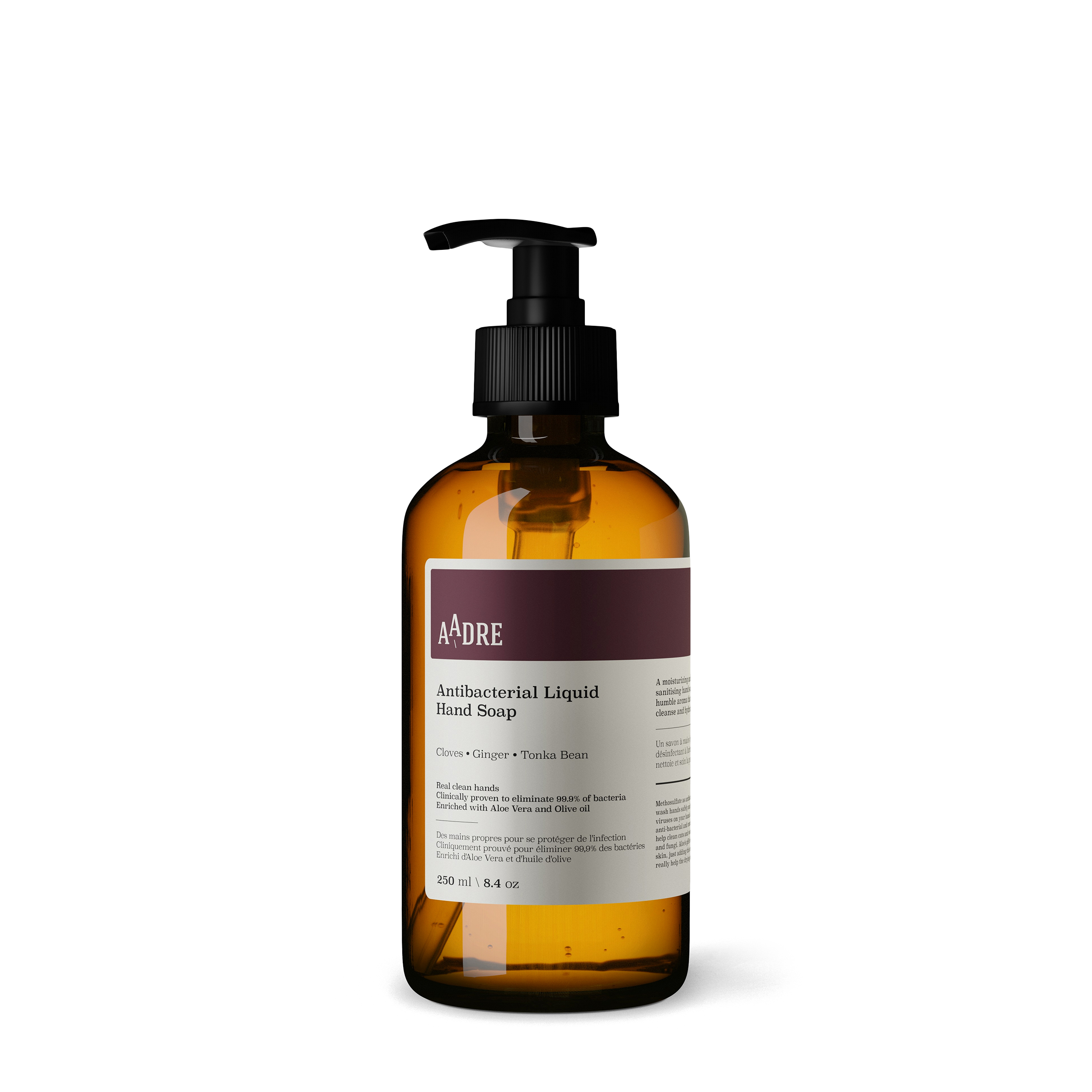 AADRE AADRE Антибактериальное жидкое мыло для рук Antibacterial Liquid Hand Soap Ginger 250 мл