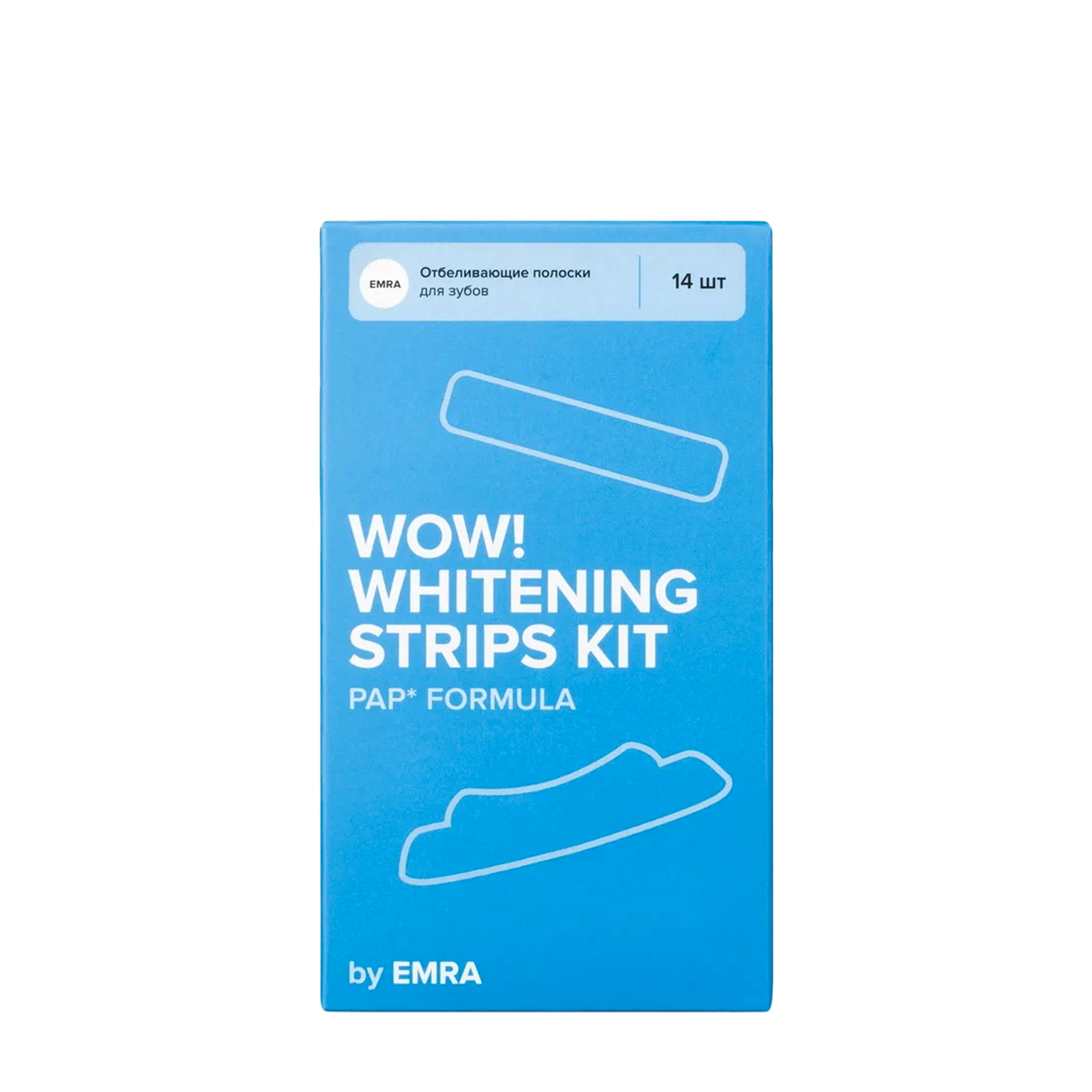EMRA EMRA Отбеливающие полоски для зубов Whitening Strips Kit 14 пар