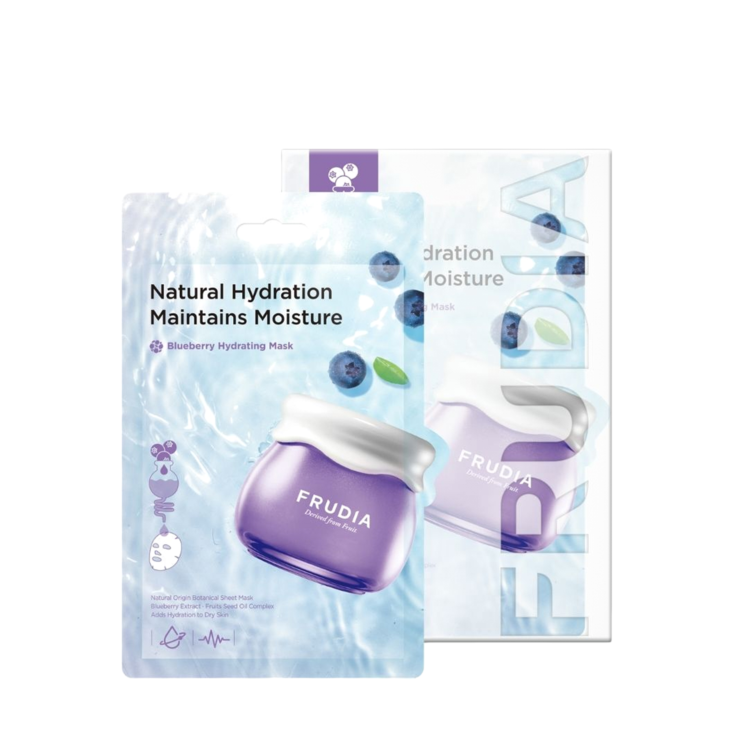 

Frudia Frudia Увлажняющая тканевая маска для лица Blueberry Hydrating Mask 20 мл, Увлажняющая тканевая маска для лица Blueberry Hydrating Mask 20 мл