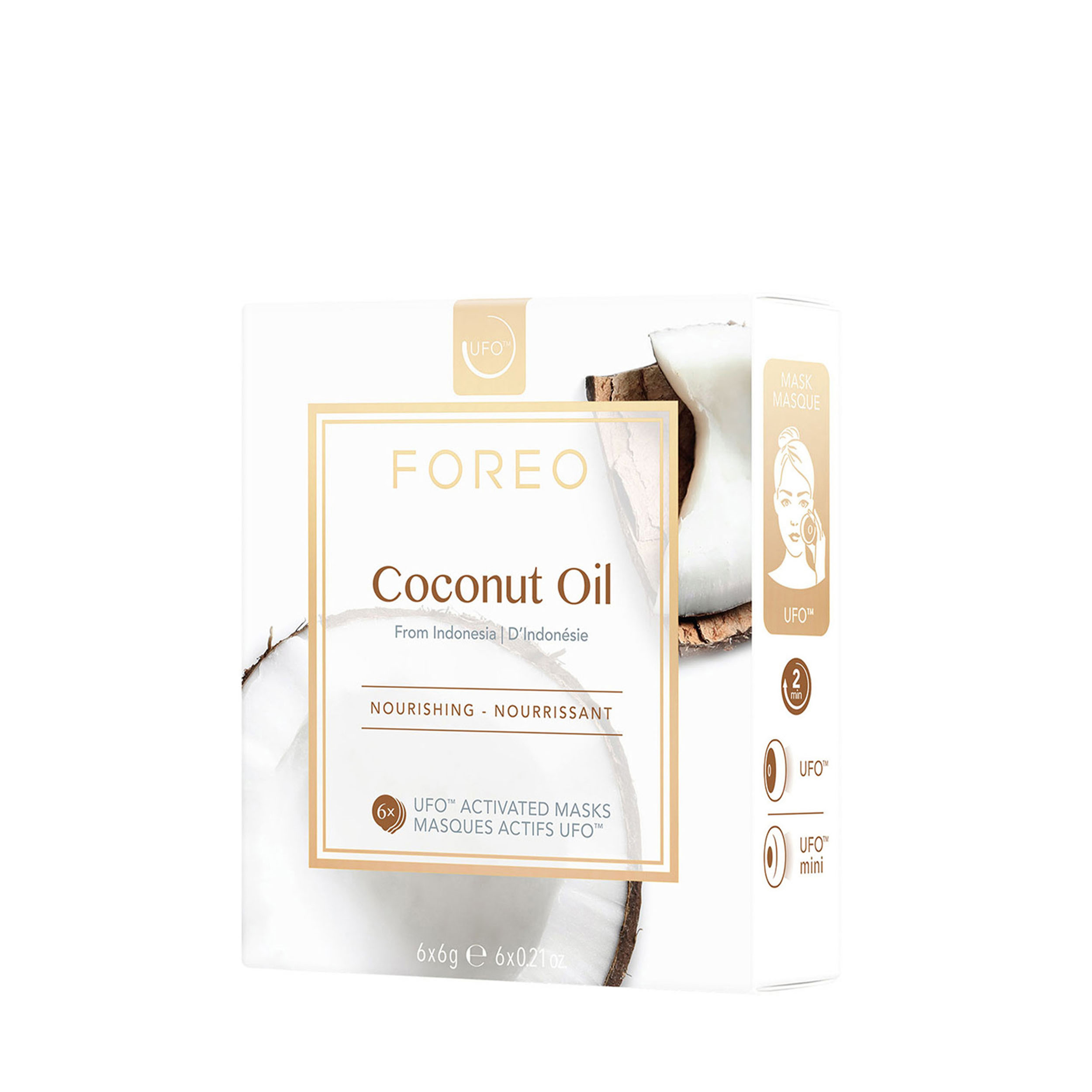 FOREO FOREO «Coconut Oil» питательная маска 6 шт от Foambox