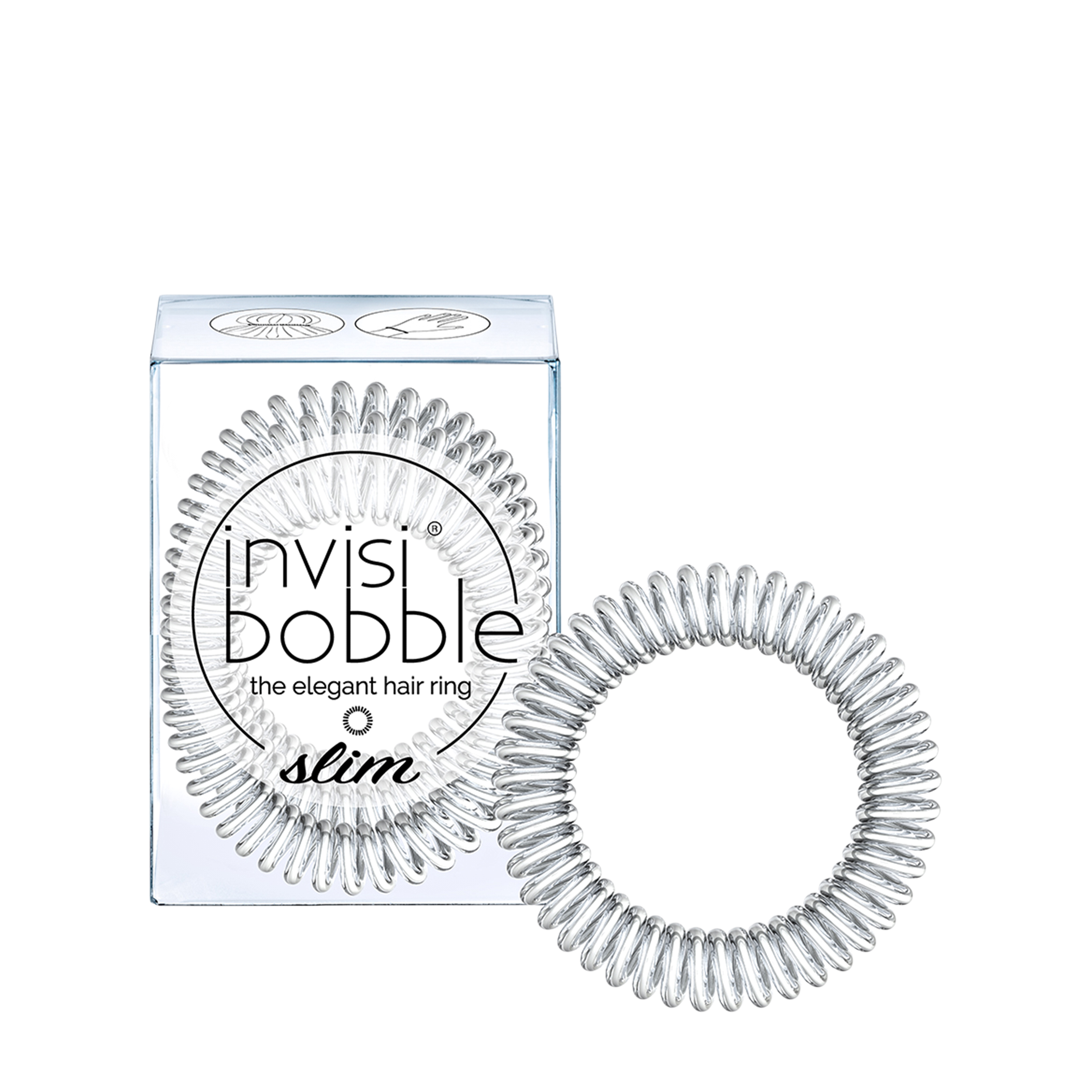 

invisibobble invisibobble Резинки-пружинки для волос Slim Chrome Sweet Chrome, Резинки-пружинки для волос Slim Chrome Sweet Chrome