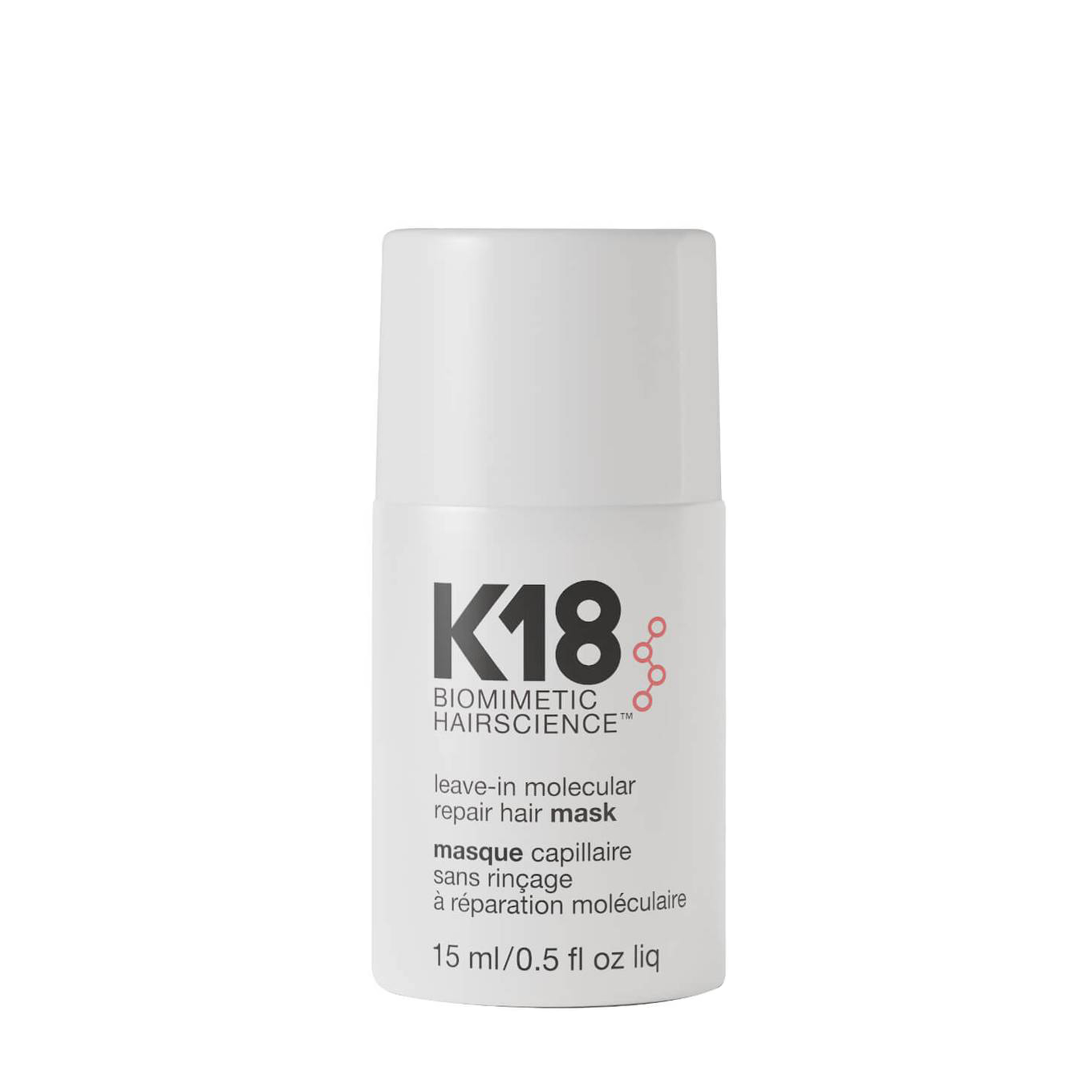K18 K18 Несмываемая маска для молекулярного восстановления волос Leave-In Molecular Repair Hair Mask 15 мл