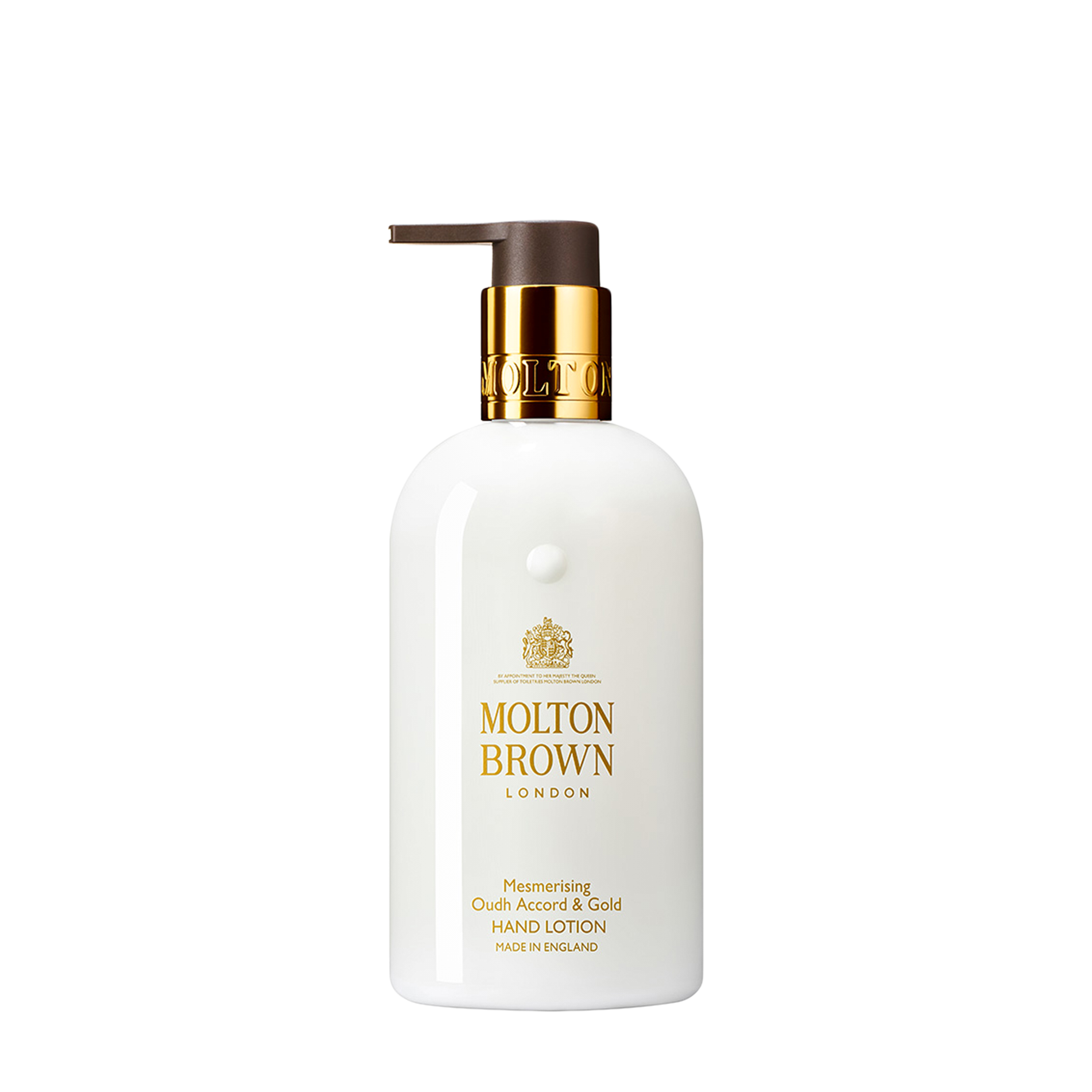 Molton Brown Molton Brown Лосьон для рук Mesmerising Oudh Accord & Gold Hand Lotion 300 мл NHH232 Лосьон для рук Mesmerising Oudh Accord & Gold Hand Lotion 300 мл - фото 1