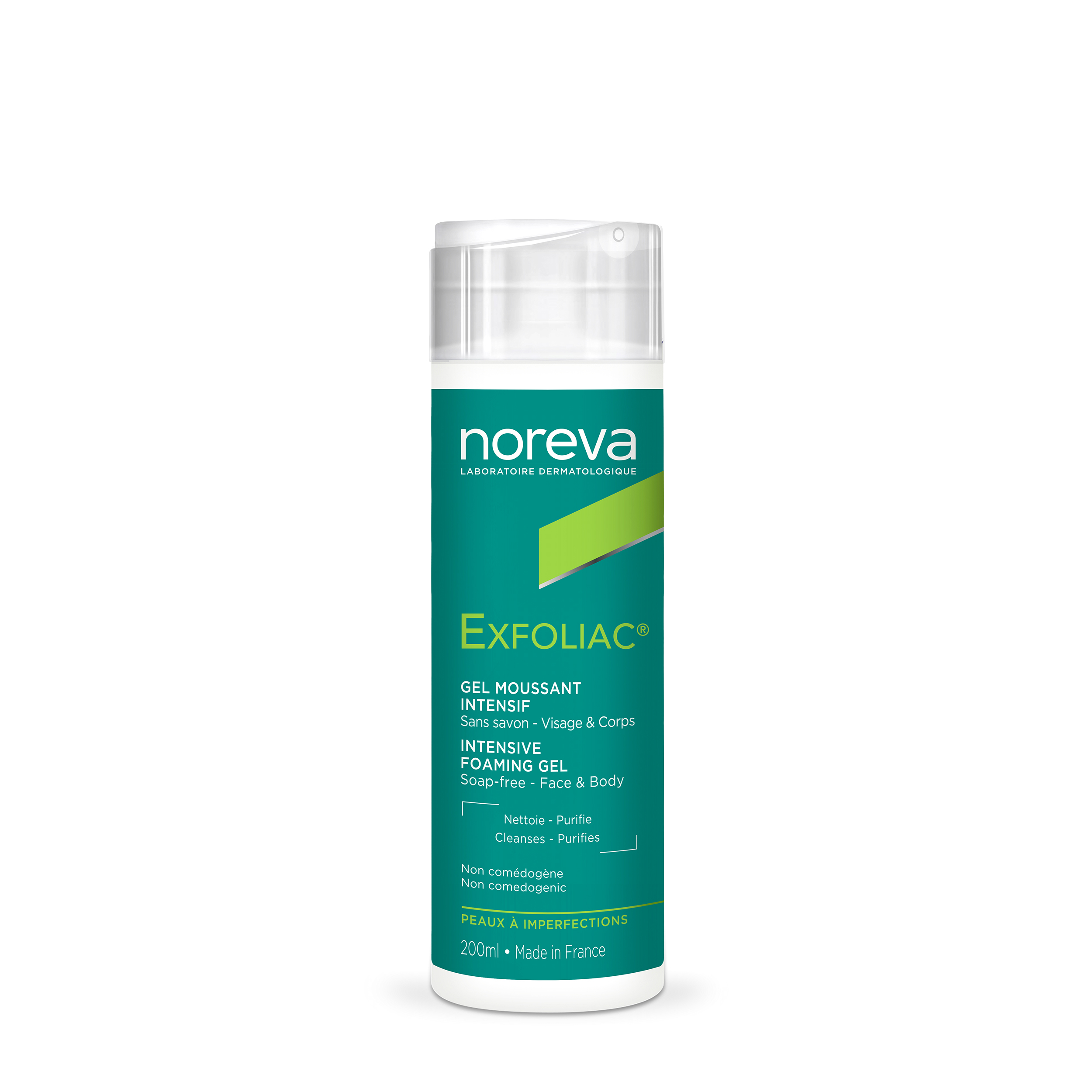 Noreva Noreva Интенсивная очищающая гель-пенка для проблемной кожи лица и тела Exfoliac 200 мл