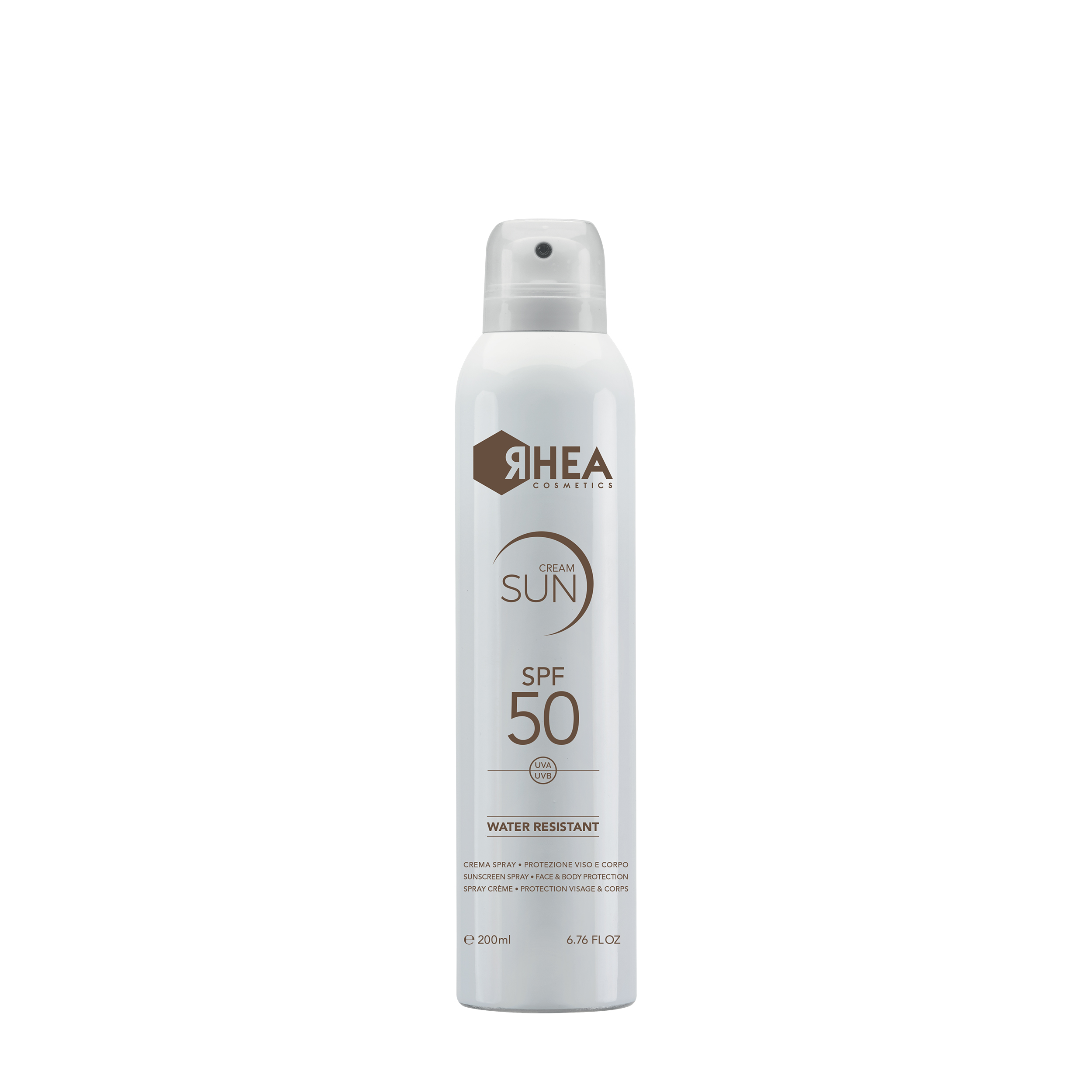 Купить RHEA RHEA Солнцезащитный крем-спрей для лица и тела SPF50 Cream Sun 200 мл