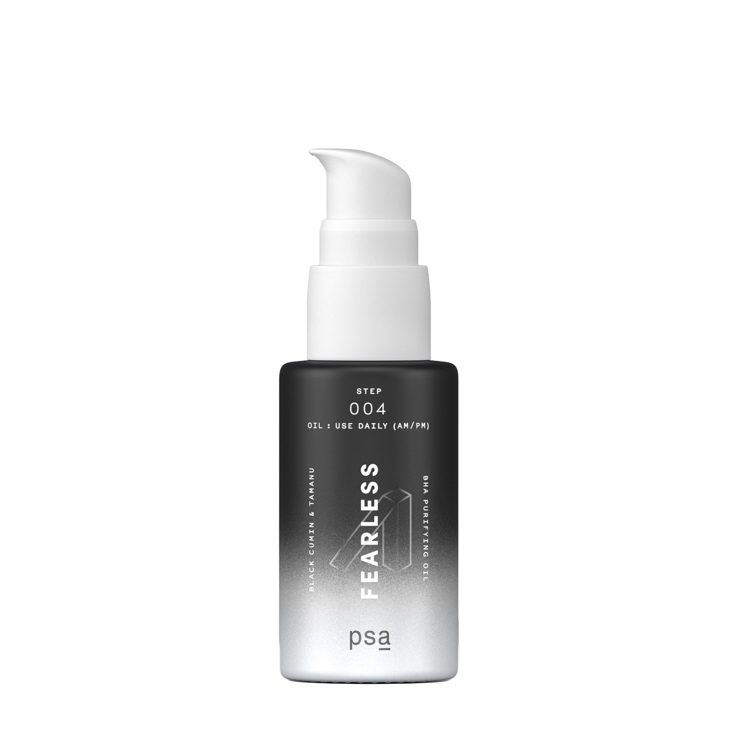 

PSA PSA Отшелушивающее масло для проблемной кожи лица Fearless Black Cumin & Tamanu BHA Purifying Oil 15 мл, Отшелушивающее масло для проблемной кожи лица Fearless Black Cumin & Tamanu BHA Purifying Oil 15 мл