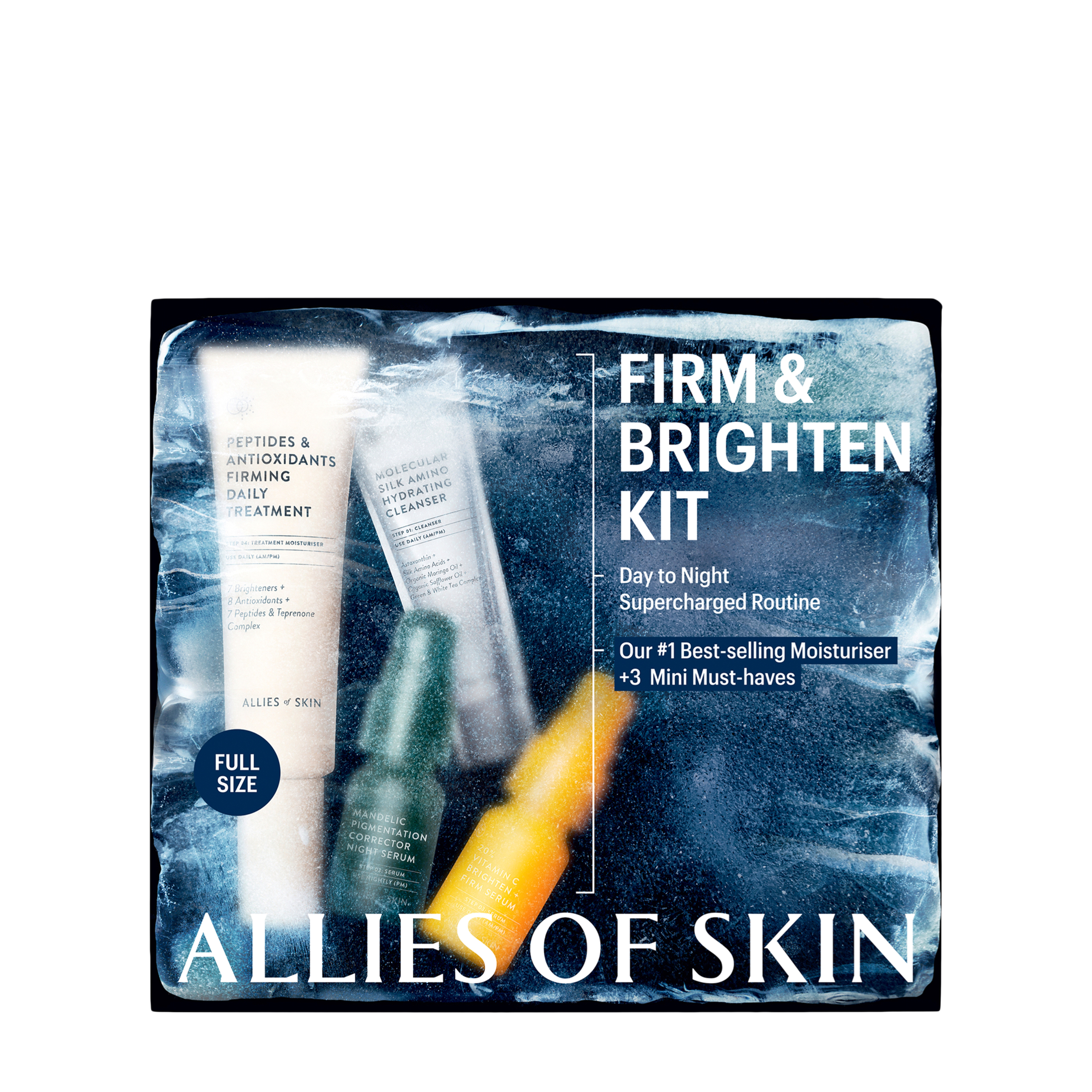 Allies of Skin Allies of Skin Набор для укрепления и сияния кожи лица Firm & Bright Kit