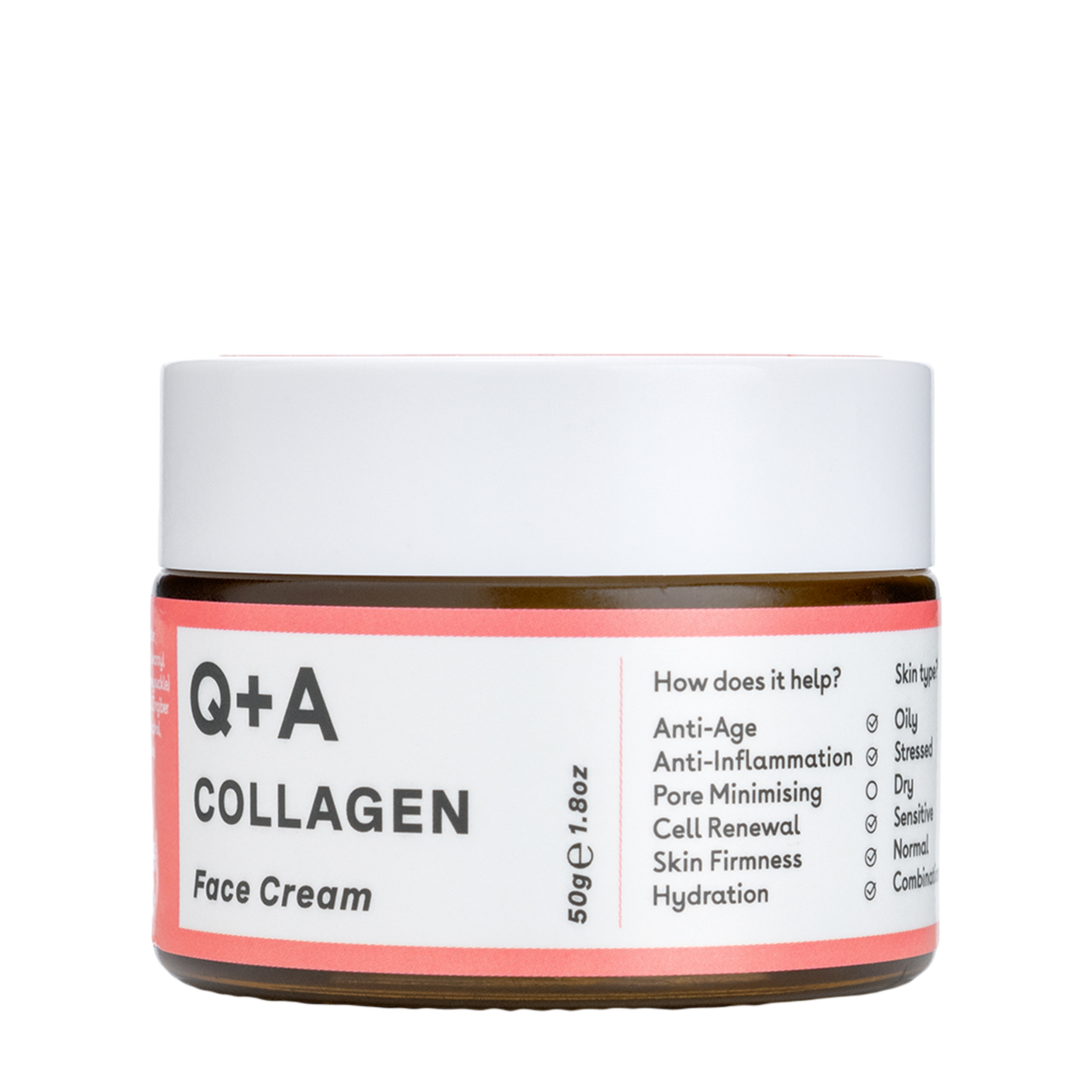 Q+A Q+A Антивозрастной крем для лица Collagen 50 гр QACOLLAGENCR - фото 1