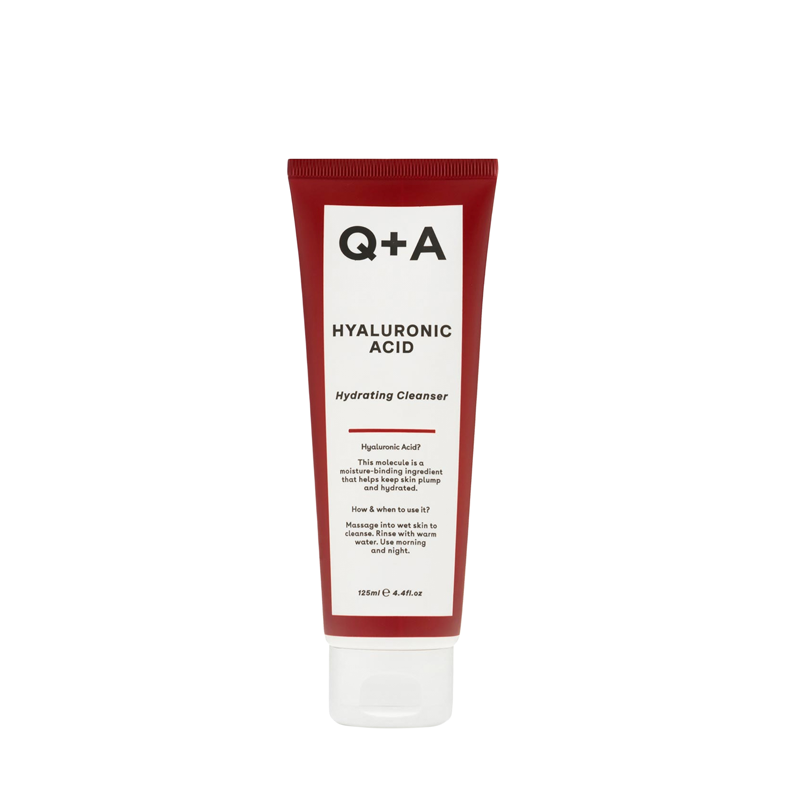 Q+A Q+A Очищающий увлажняющий гель для лица Hyaluronic Acid 125 мл QAHAHC - фото 1
