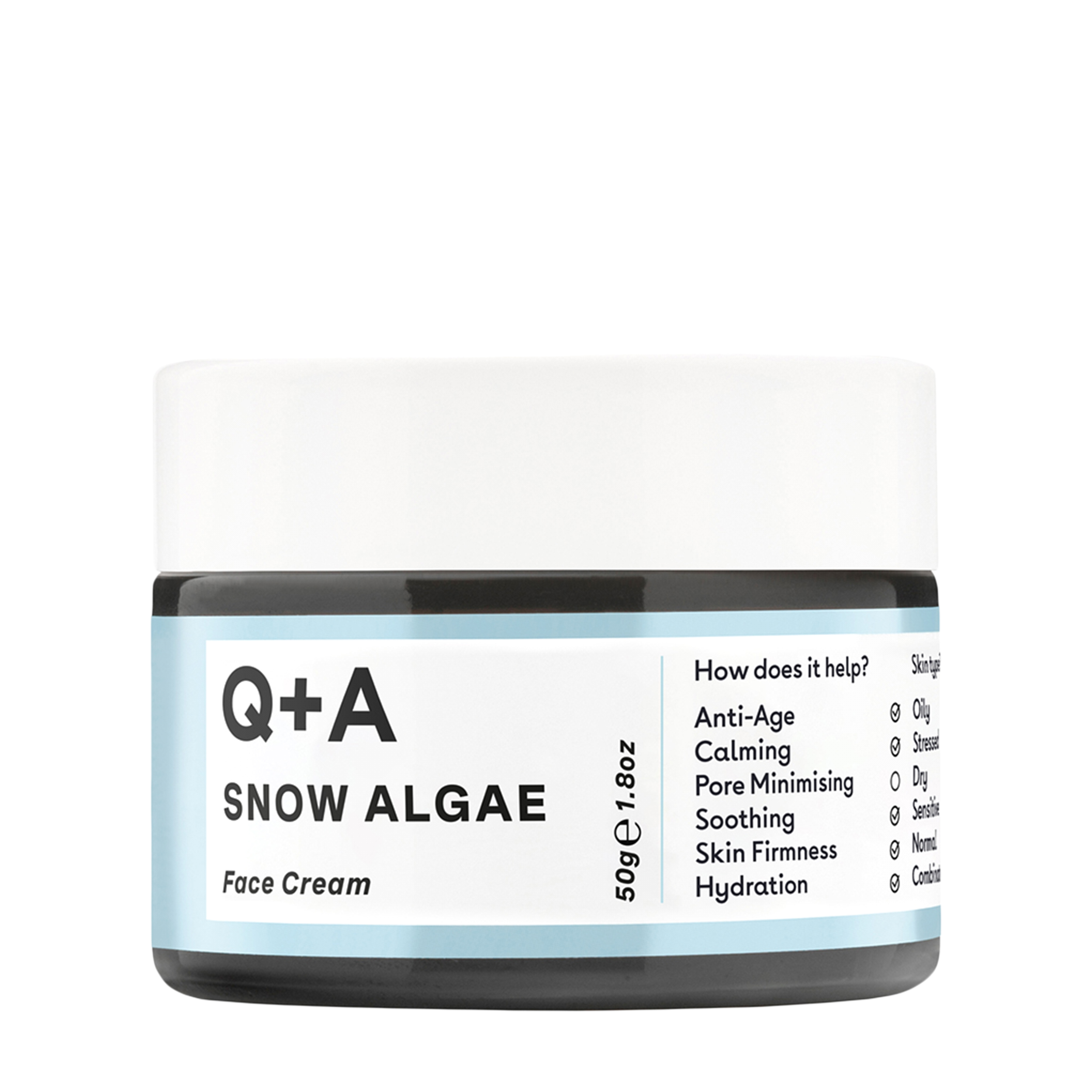 Q+A Q+A Крем для лица SNOW ALGAE 50 гр 50 гр QASNOWAL - фото 1