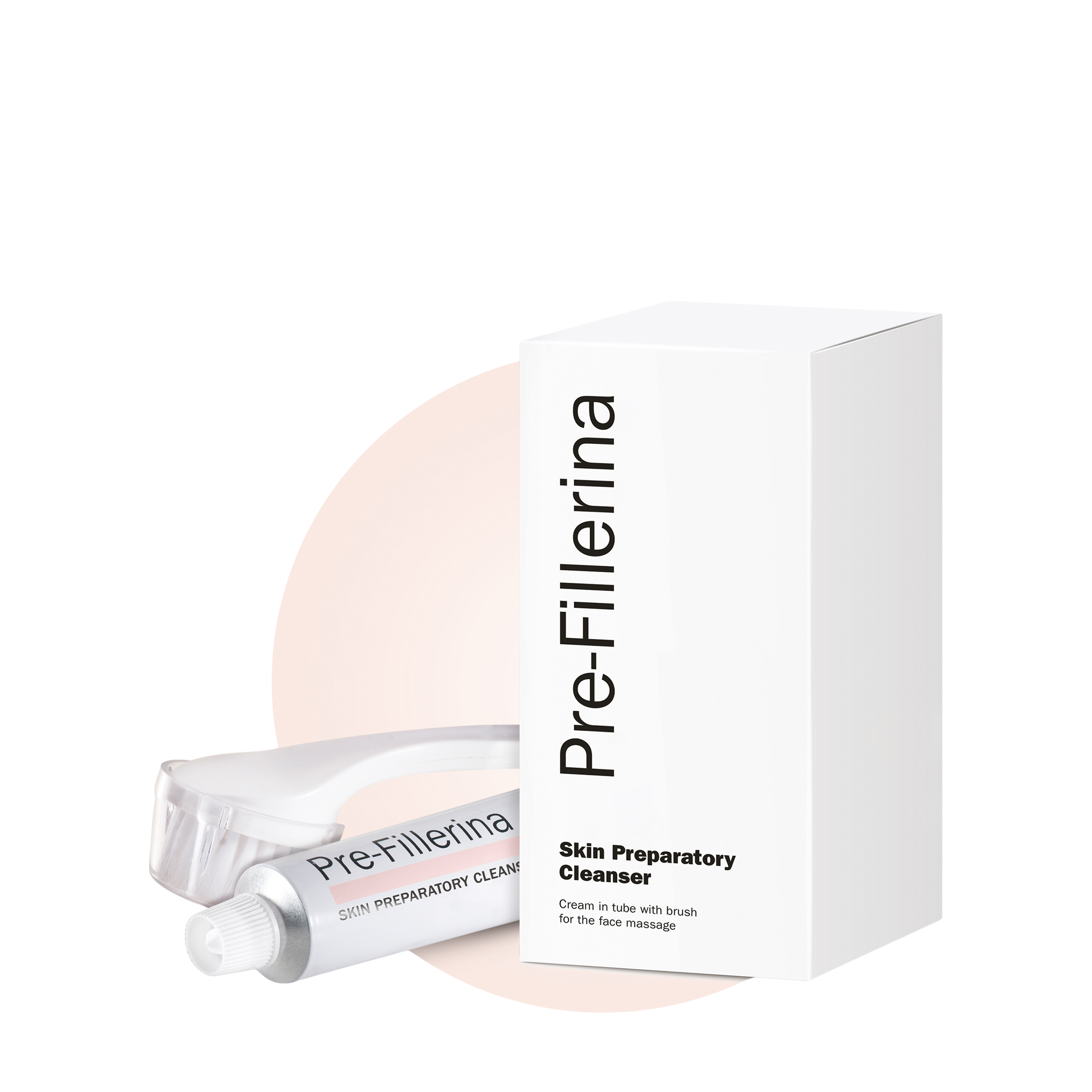Fillerina Fillerina Очищающий крем-гель с массажной щеткой Pre-Fillerina Skin Preparatory Cleanser 50 мл