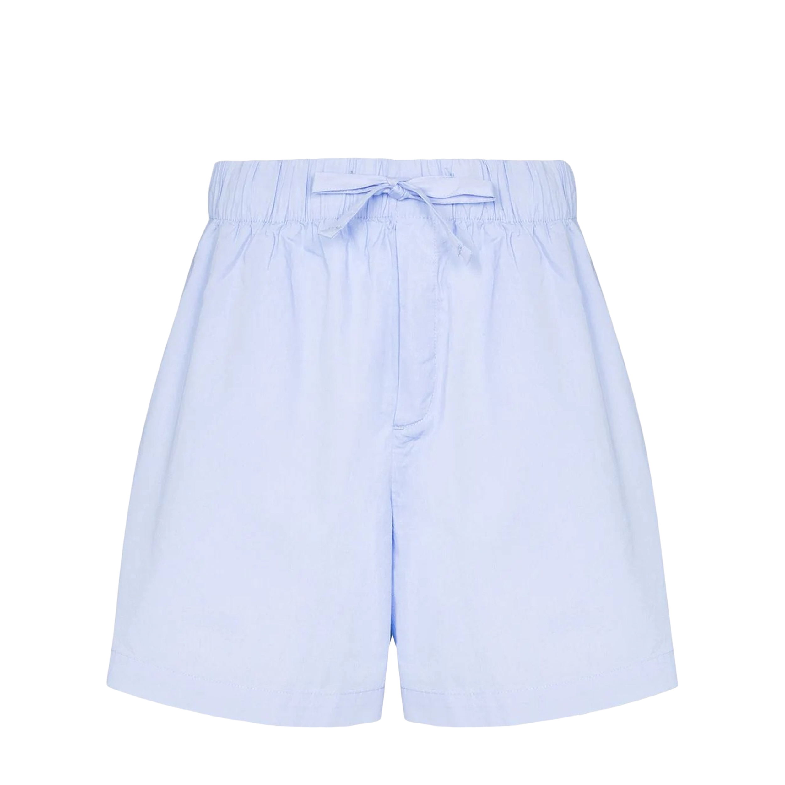 Tekla Tekla Poplin Pyjamas Shorts Shirt Blue (L)