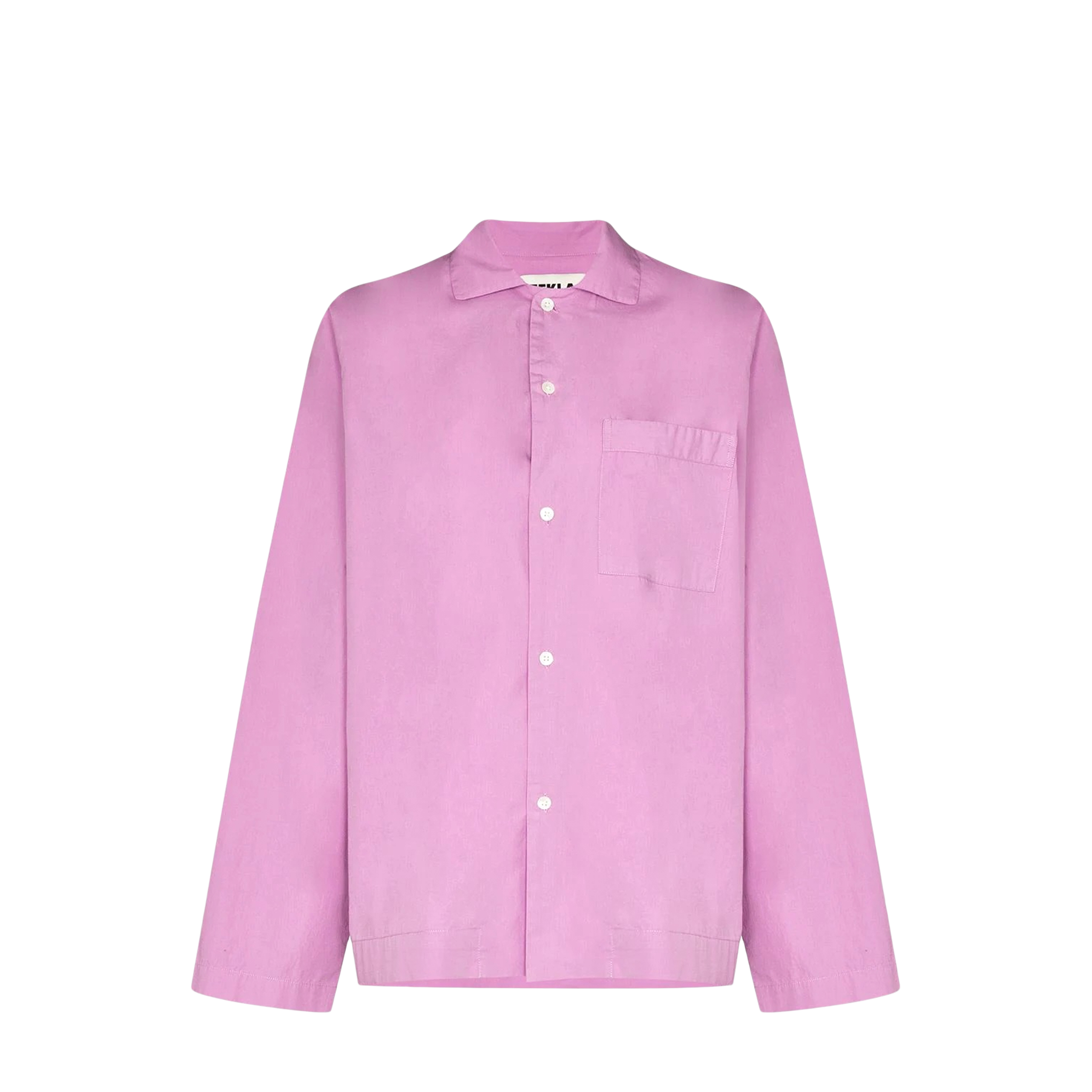 Tekla Tekla Poplin Pyjamas Shirt Pink (L) SWT-PP Poplin Pyjamas Shirt Pink (L) - фото 1