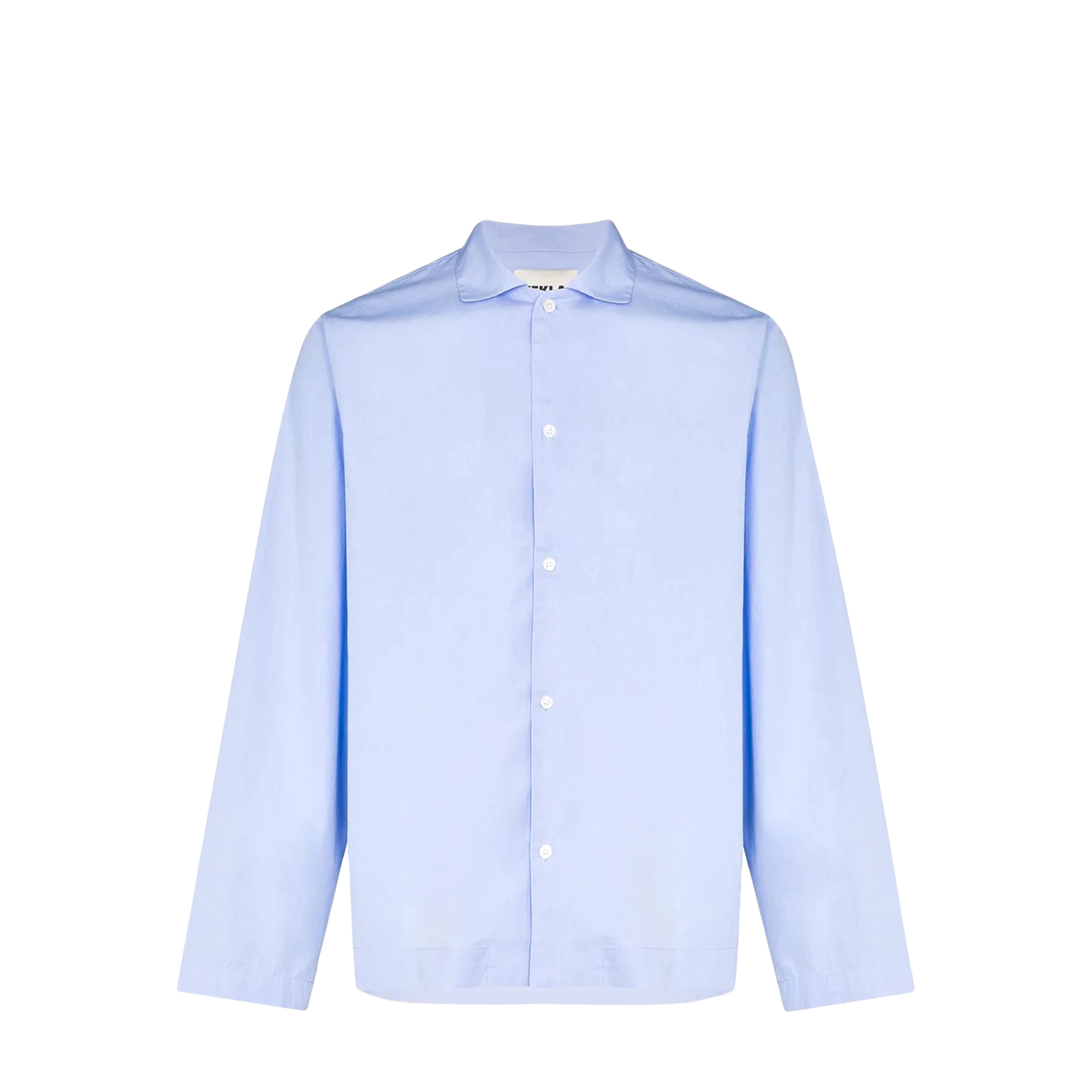 Tekla Tekla Poplin Pyjamas Shirt Shirt Blue (M)
