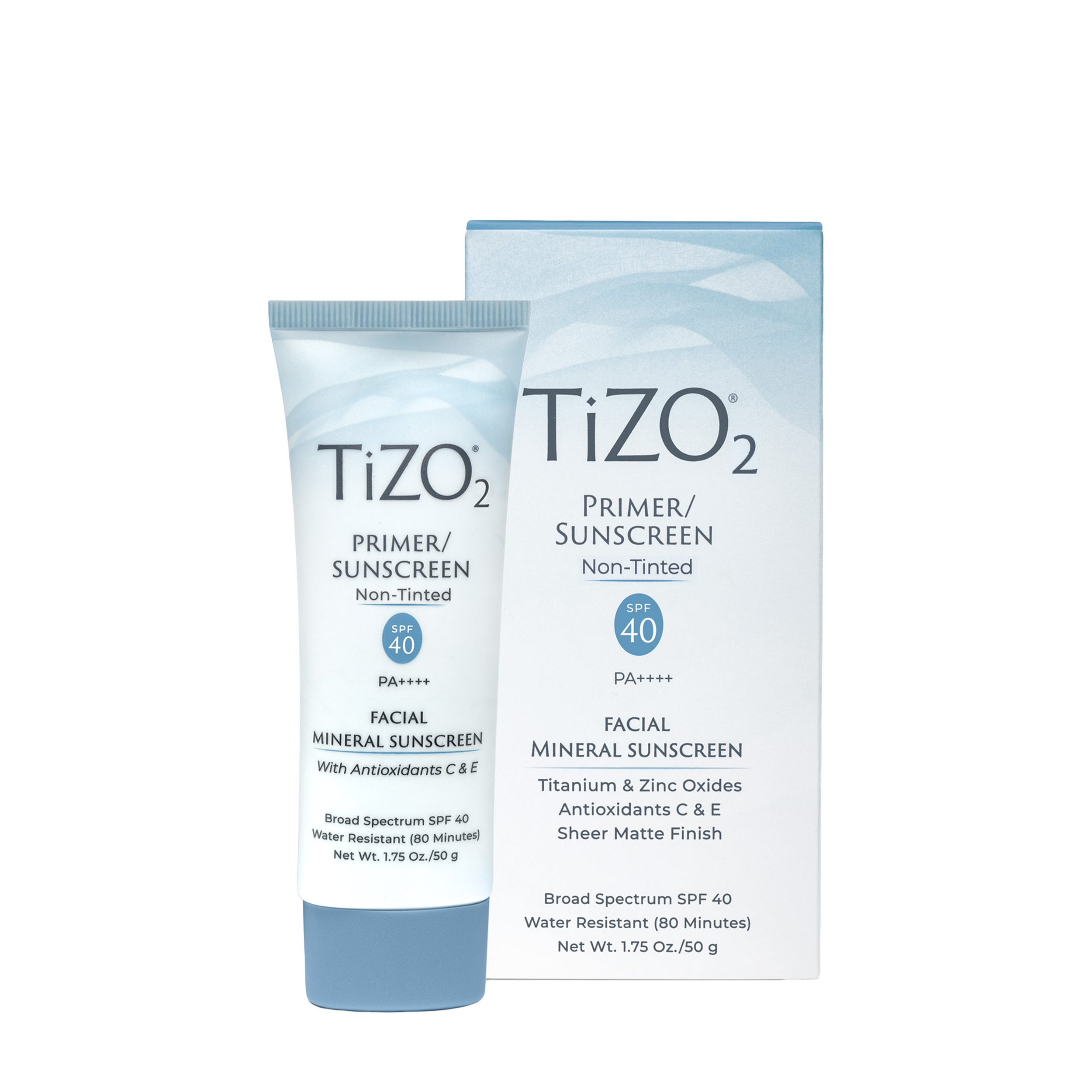TIZO TIZO Солнцезащитный крем-праймер для лица SPF40 P+++ Primer/Sunscreen Non-Tinted 50 гр