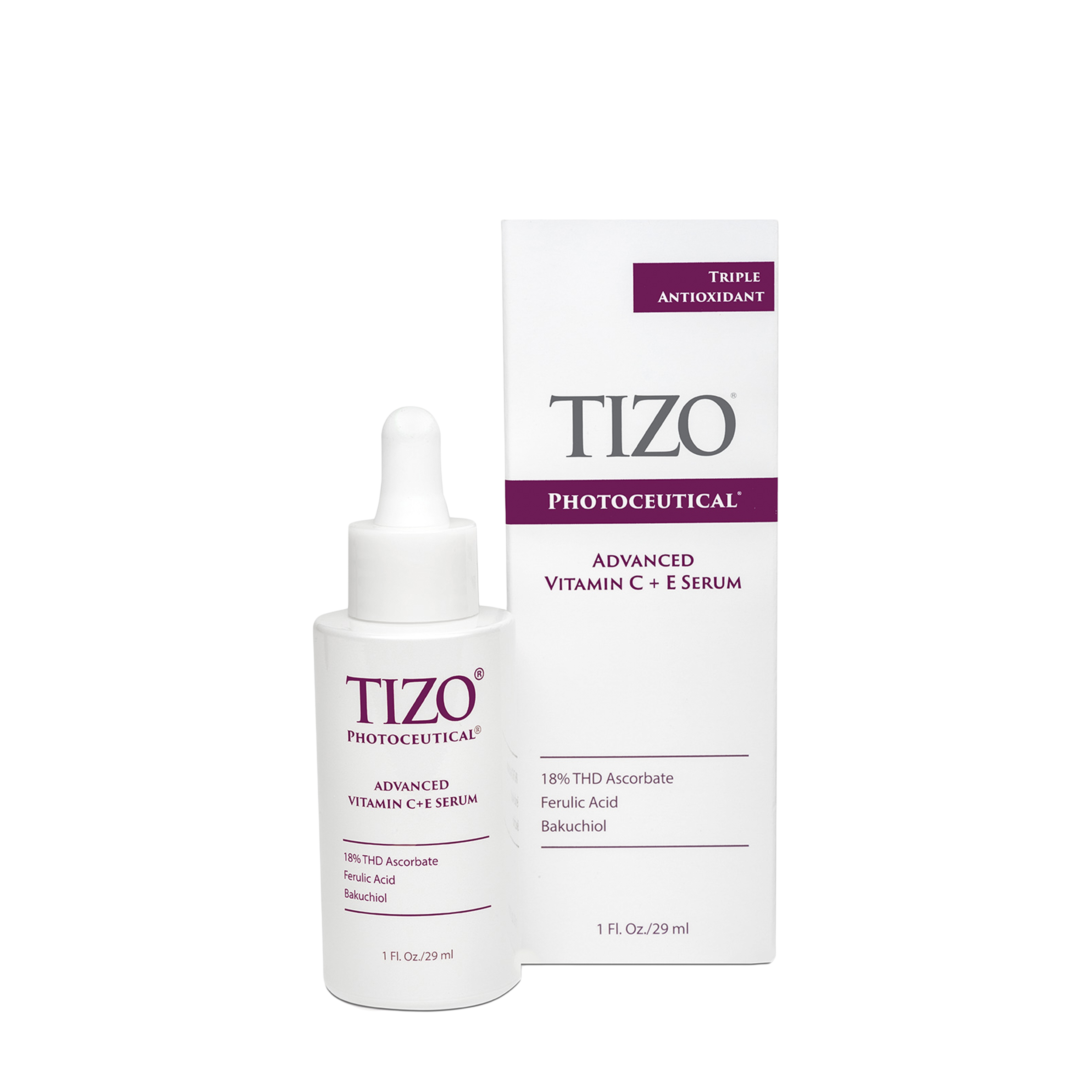 TIZO TIZO Антиоксидантная сыворотка для лица Advanced Vitamin C+E Serum 29 мл